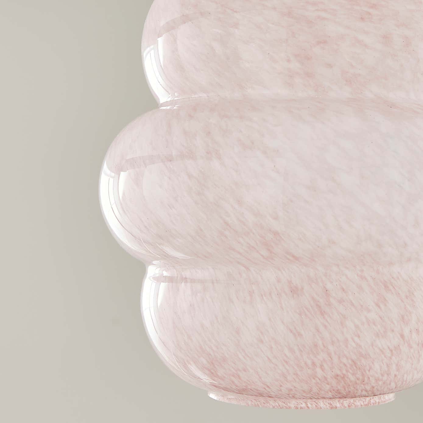 Amber Curved Easy Fit Pendant Shade