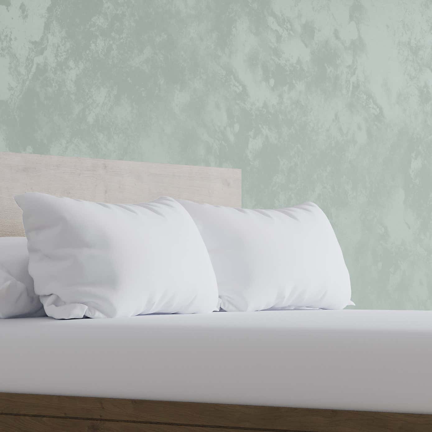 Panda Bamboo White Pillowcase Pair