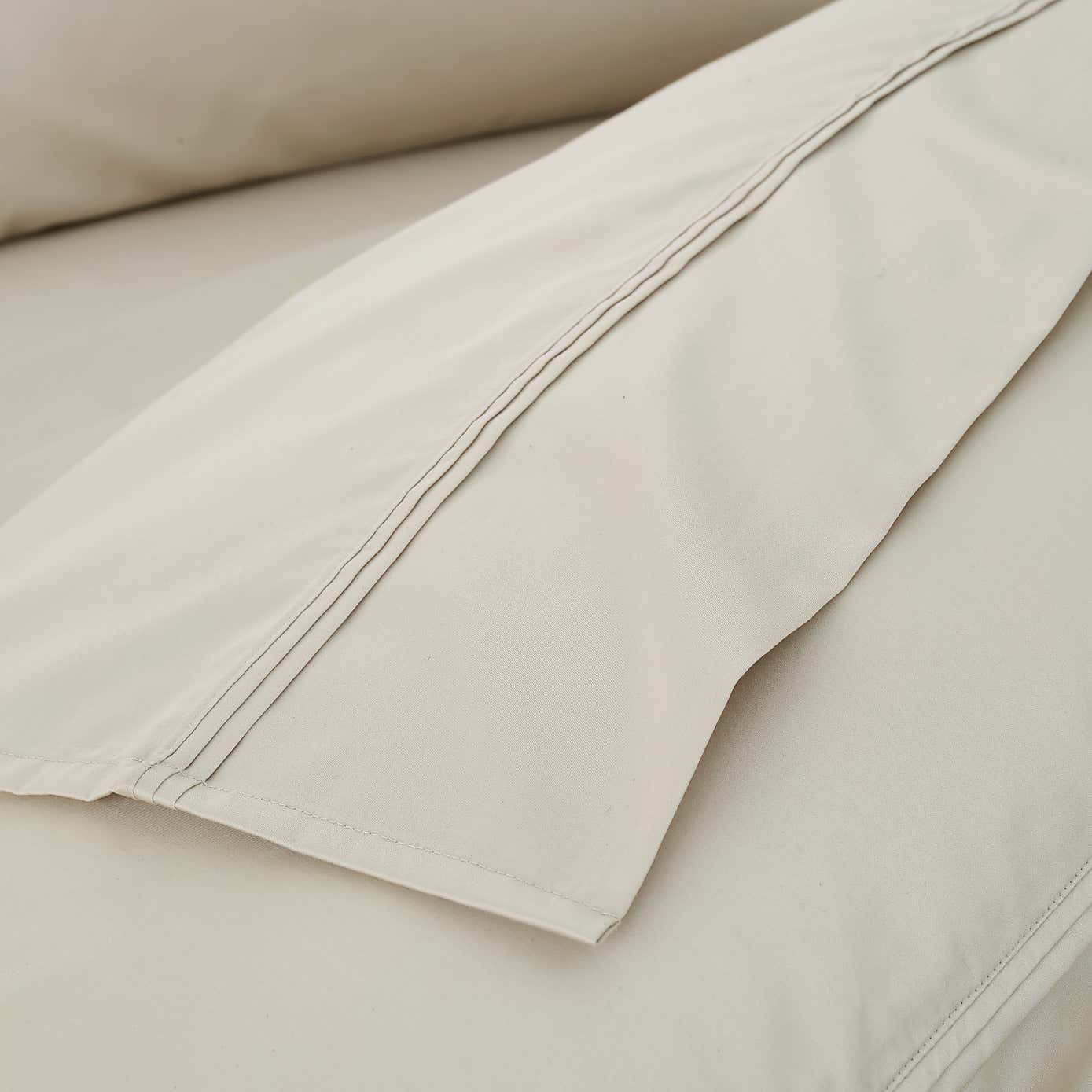 Dorma 500 Thread Count 100% Cotton Sateen Plain Flat Sheet
