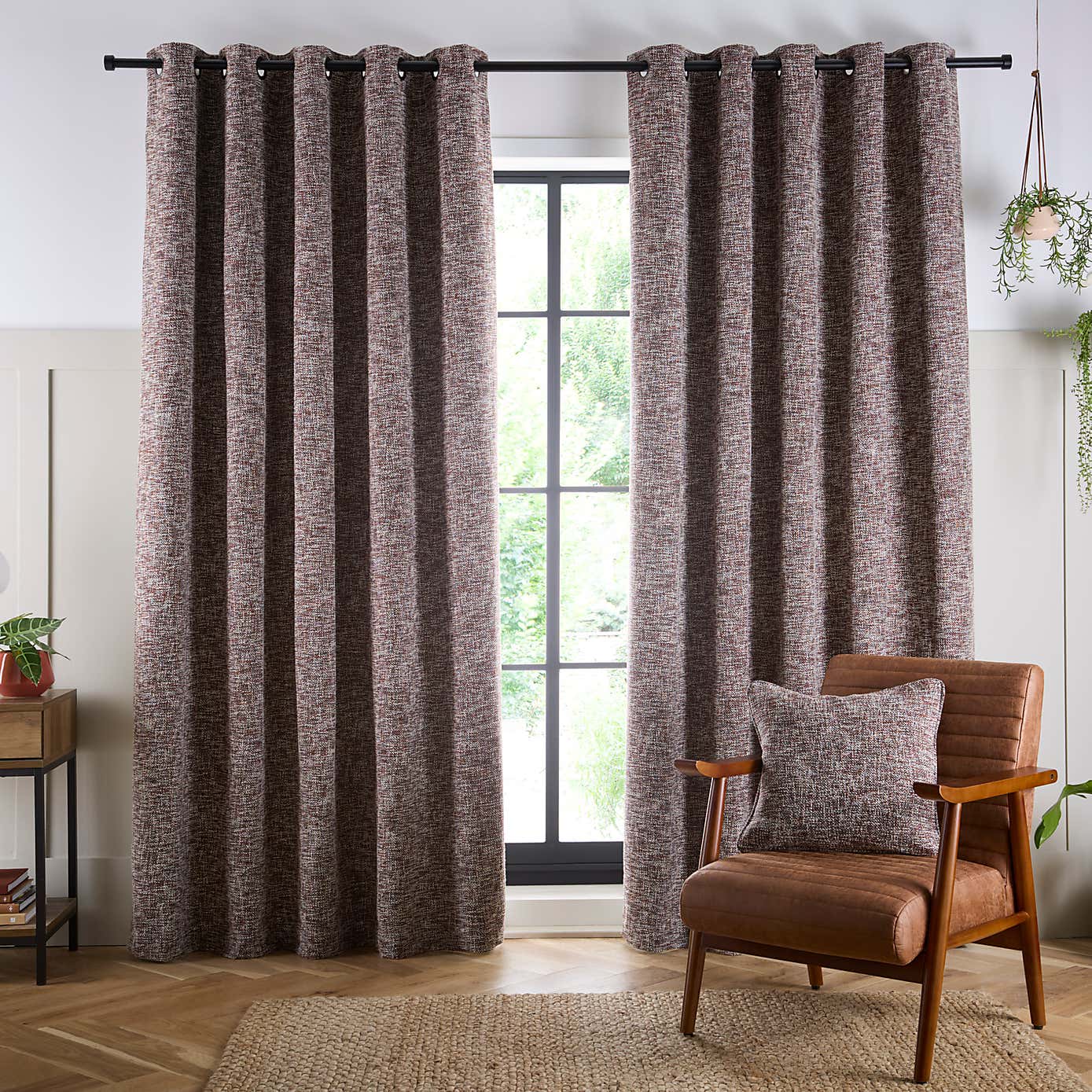 Everson Boucle Eyelet Curtains