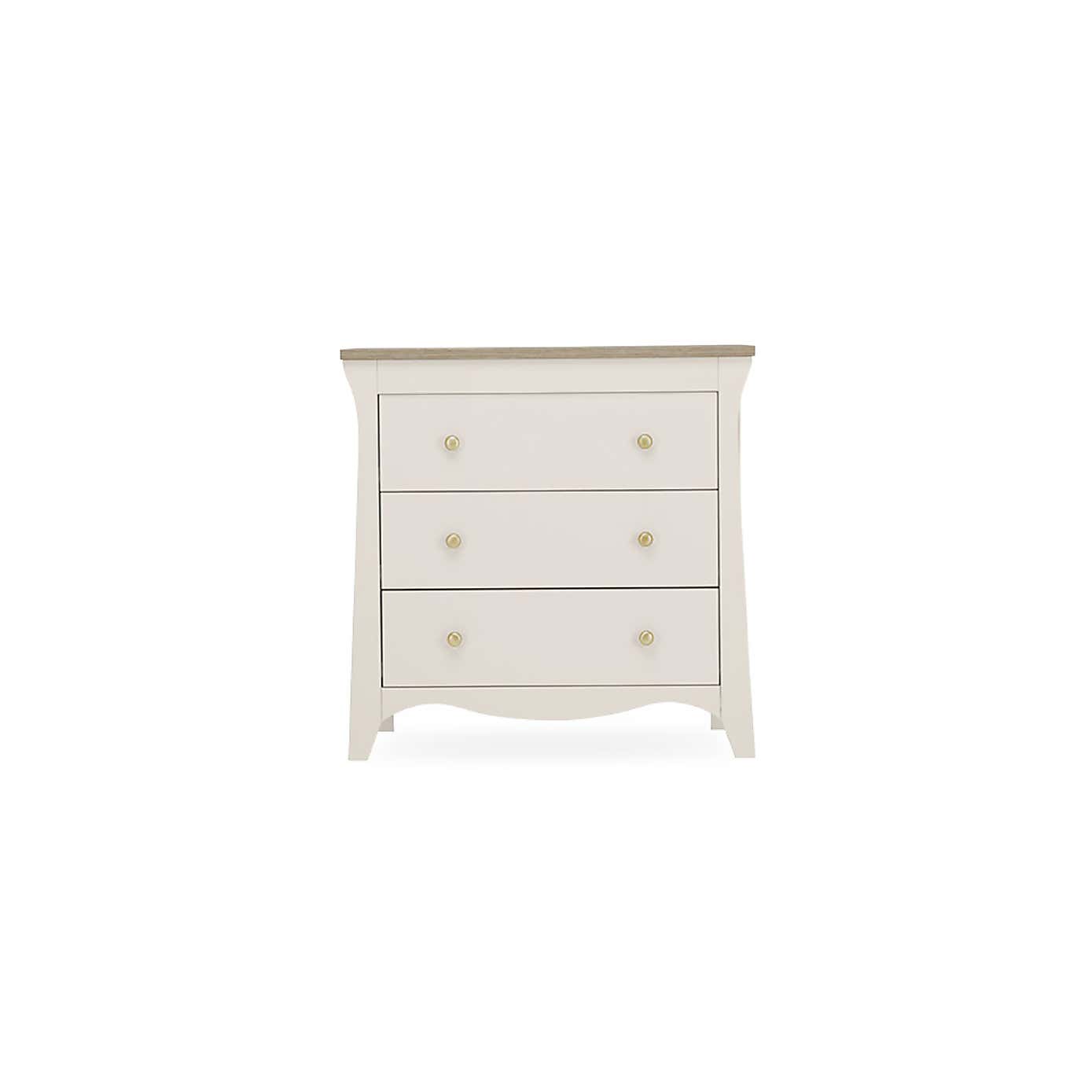 CuddleCo Clara 3 Drawer Chest & Changing Unit