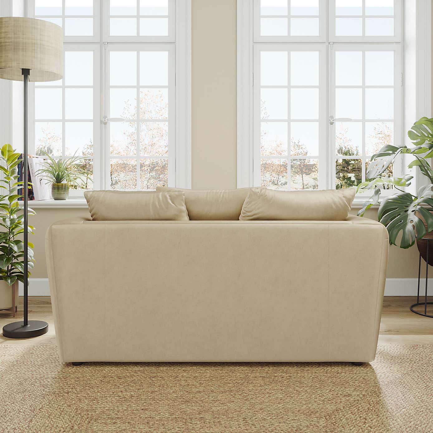 Blake Curved Arm Opulent Velvet 2 Seater Sofa