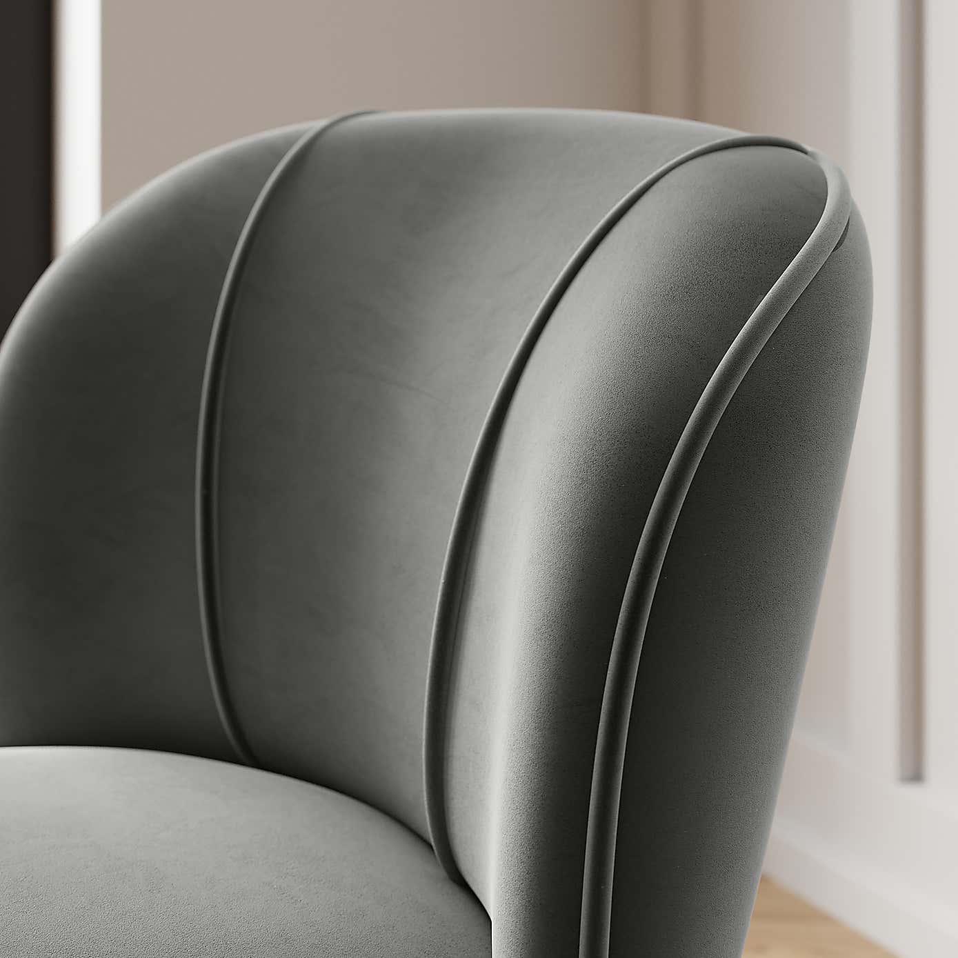 Elsie Velvet Cocktail Chair