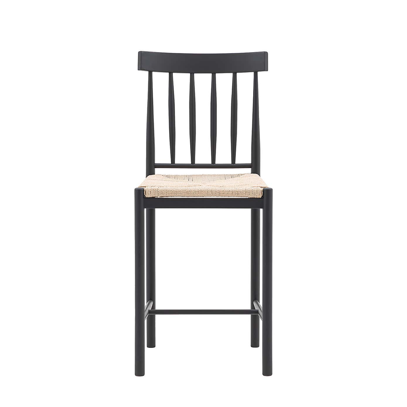 Elda Set of 2 Bar Stools, Oak