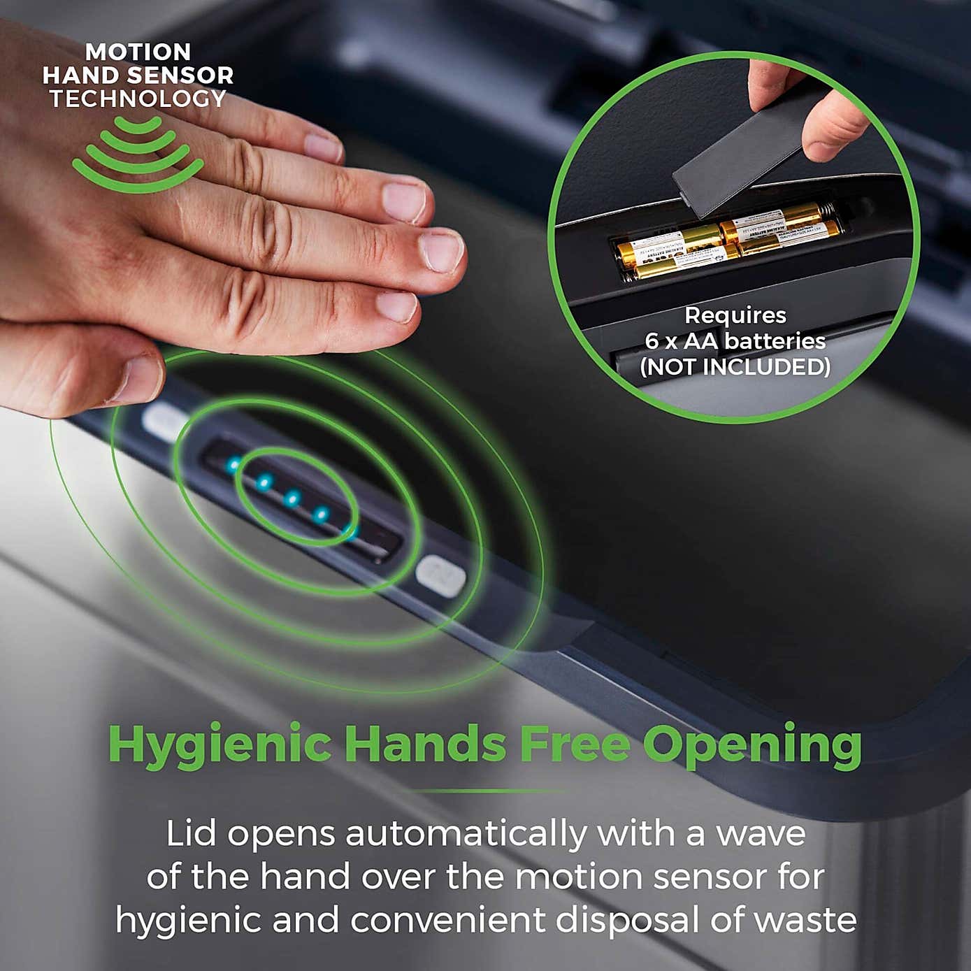 Tower 65L Ozone Sensor Bin