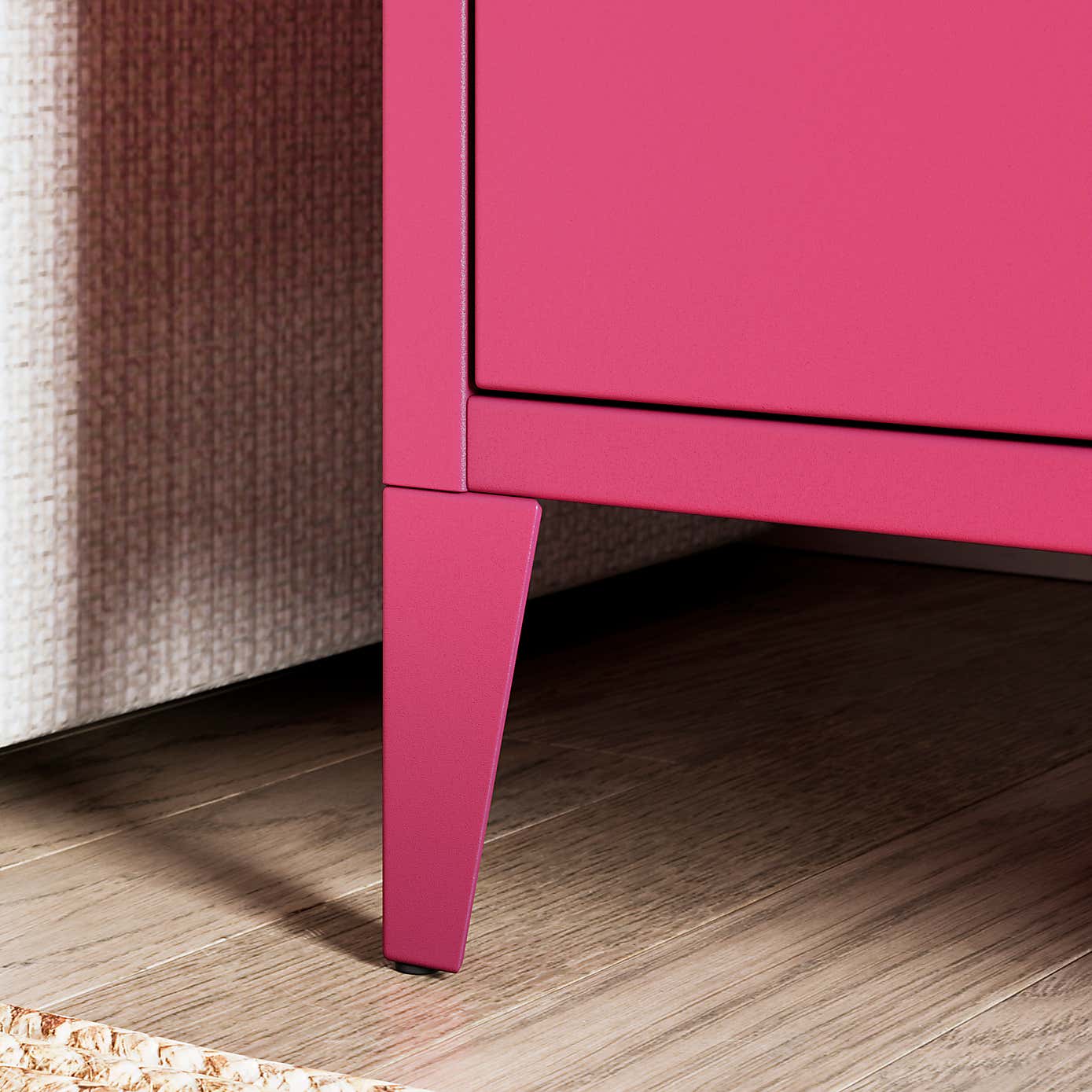 Helga Metal Bedside Table