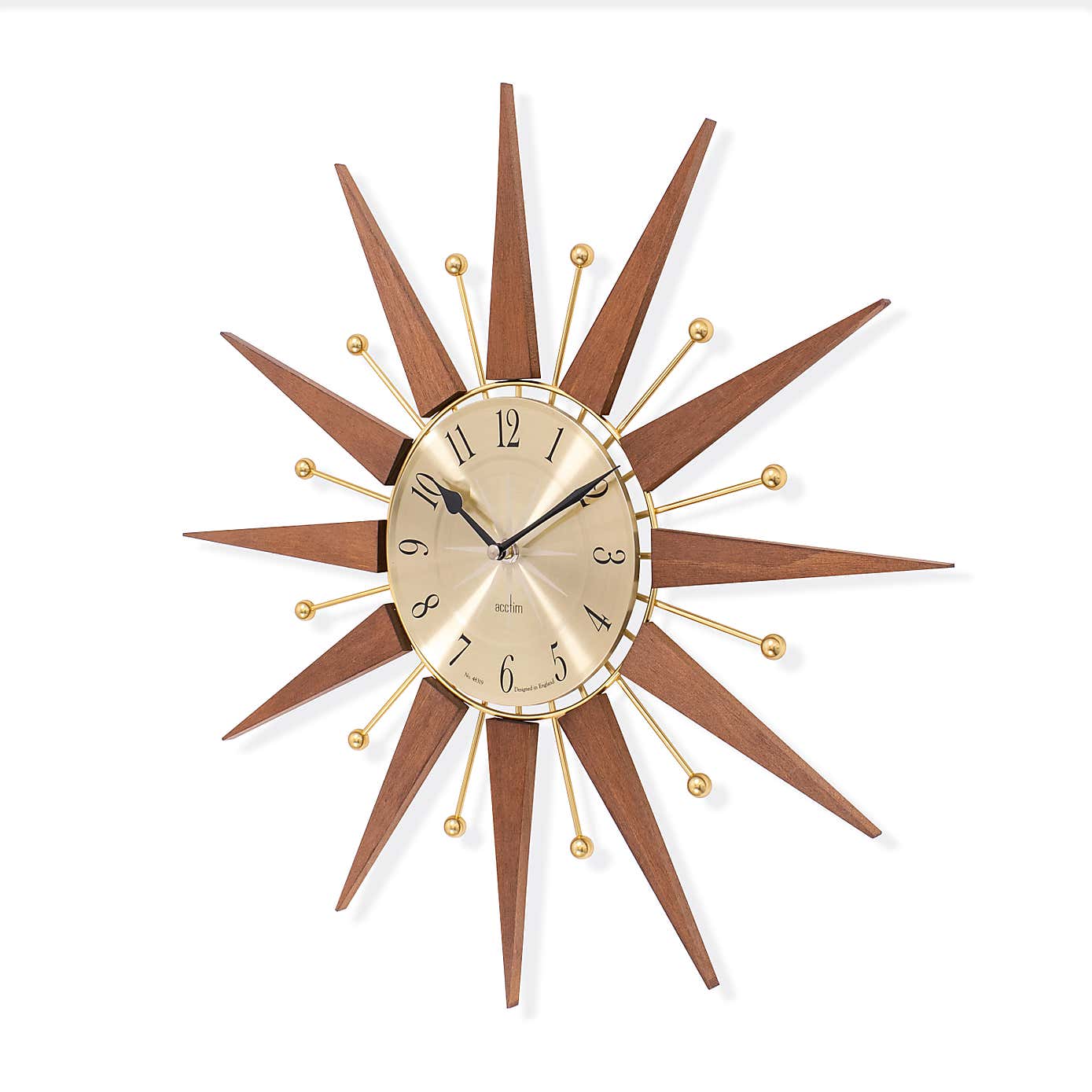 Acctim Wolcott Wooden Wall Clock
