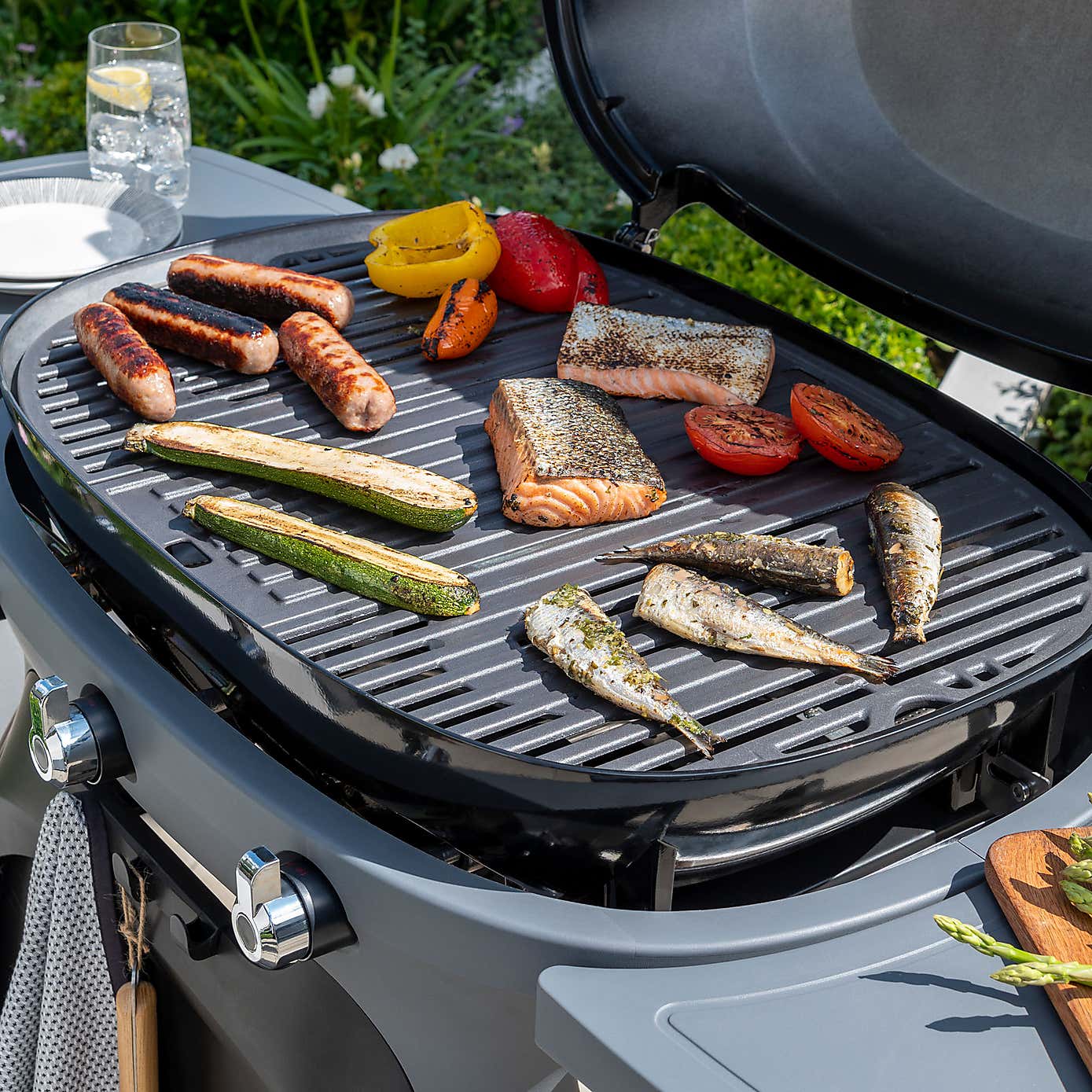 Norfolk Grills N-Grill Gass BBQ Grill, 3 Burner