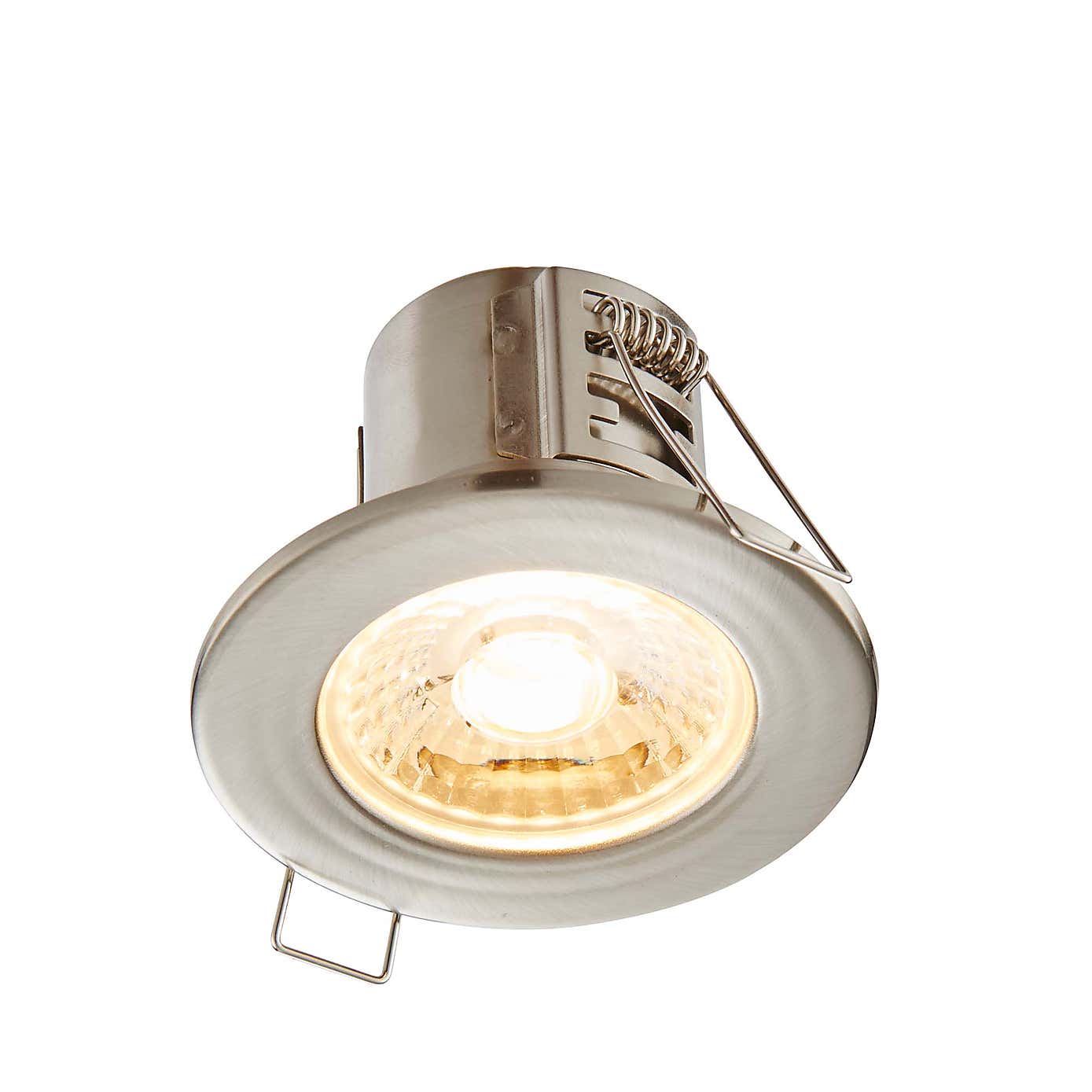 Basics 1 Light Integrated LED Satin Nickel Recess Light