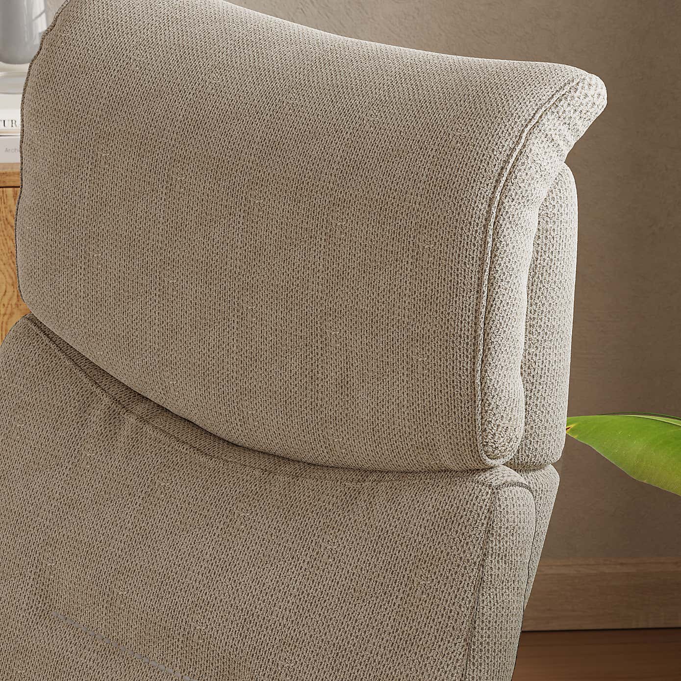 Silas Fabric Recline Swivel Chair