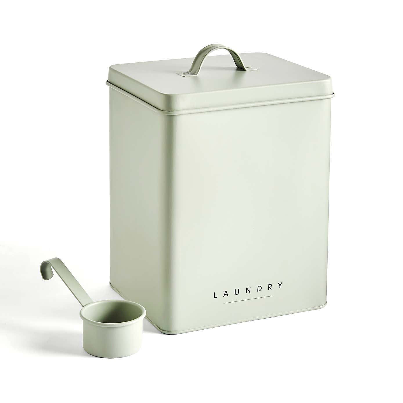Sage Laundry Storage Tin