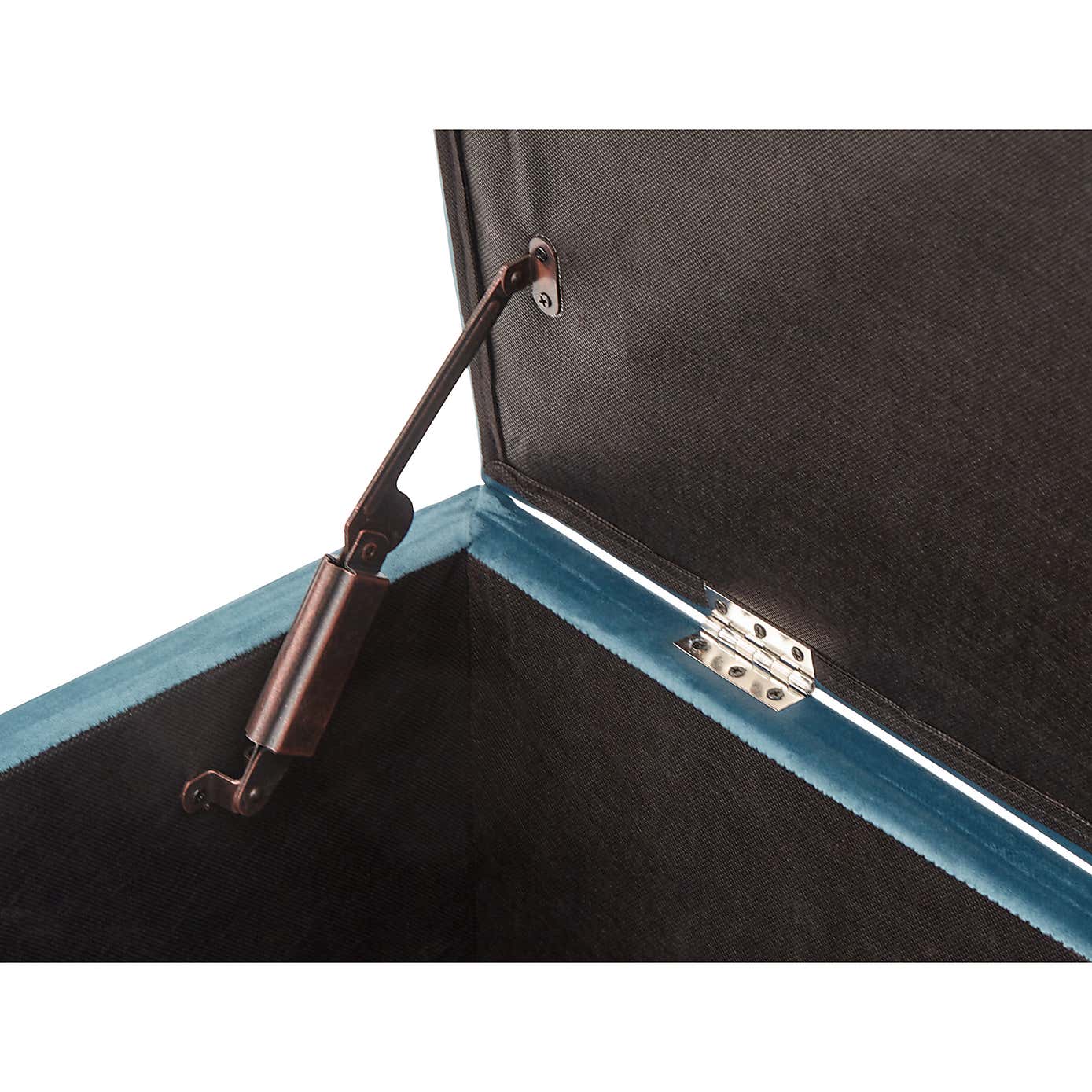 Mystica Velour Ottoman Storage Bench