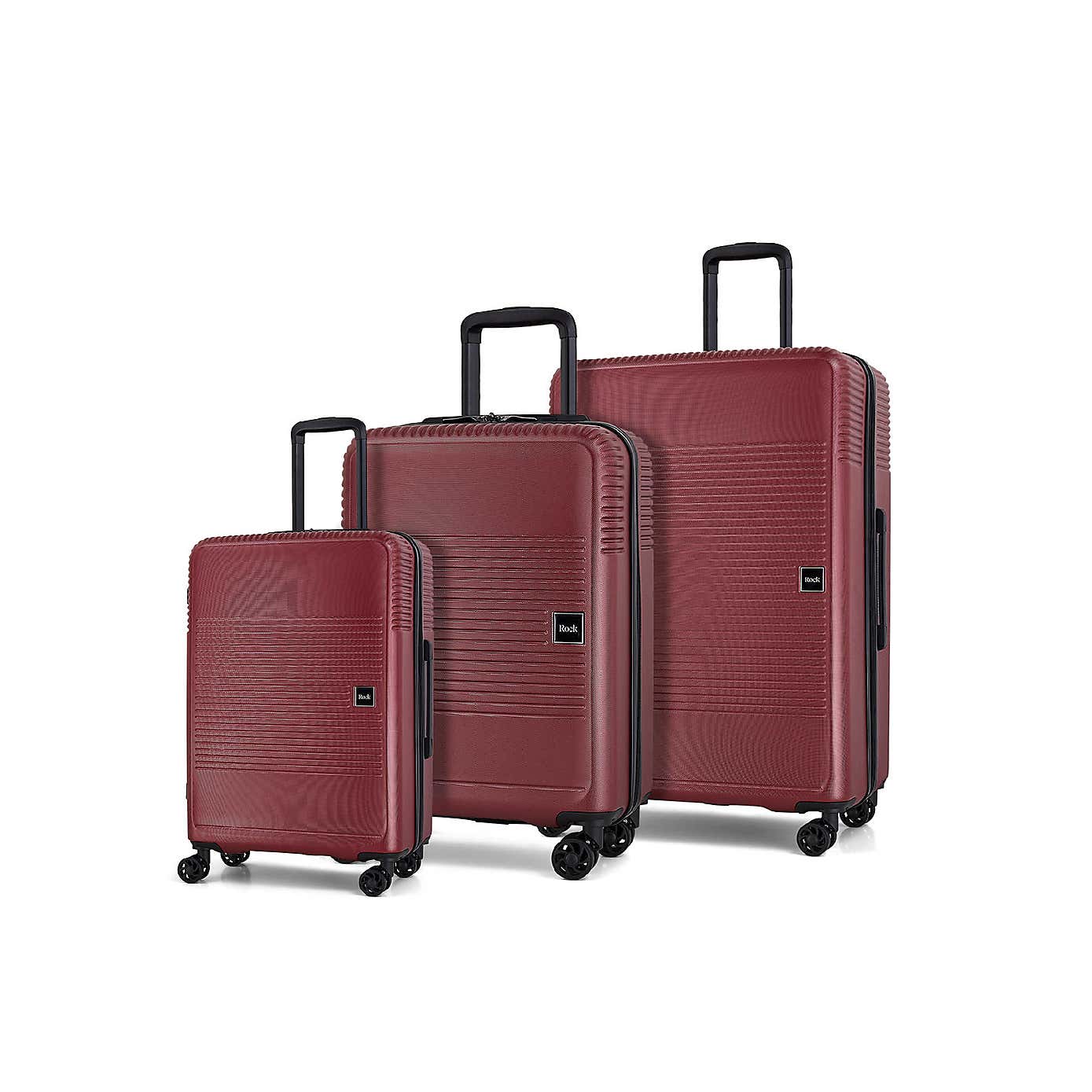 Rock Luggage Lincoln Set of 3 Hard Shell Suitcases