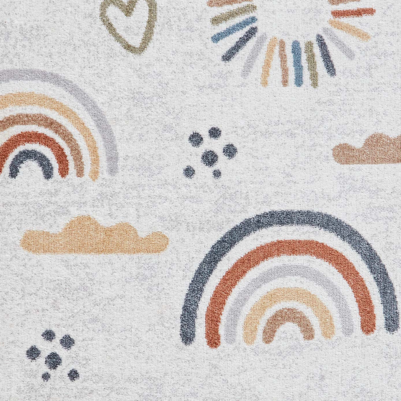 Vida Rainbow Sun Washable Rug