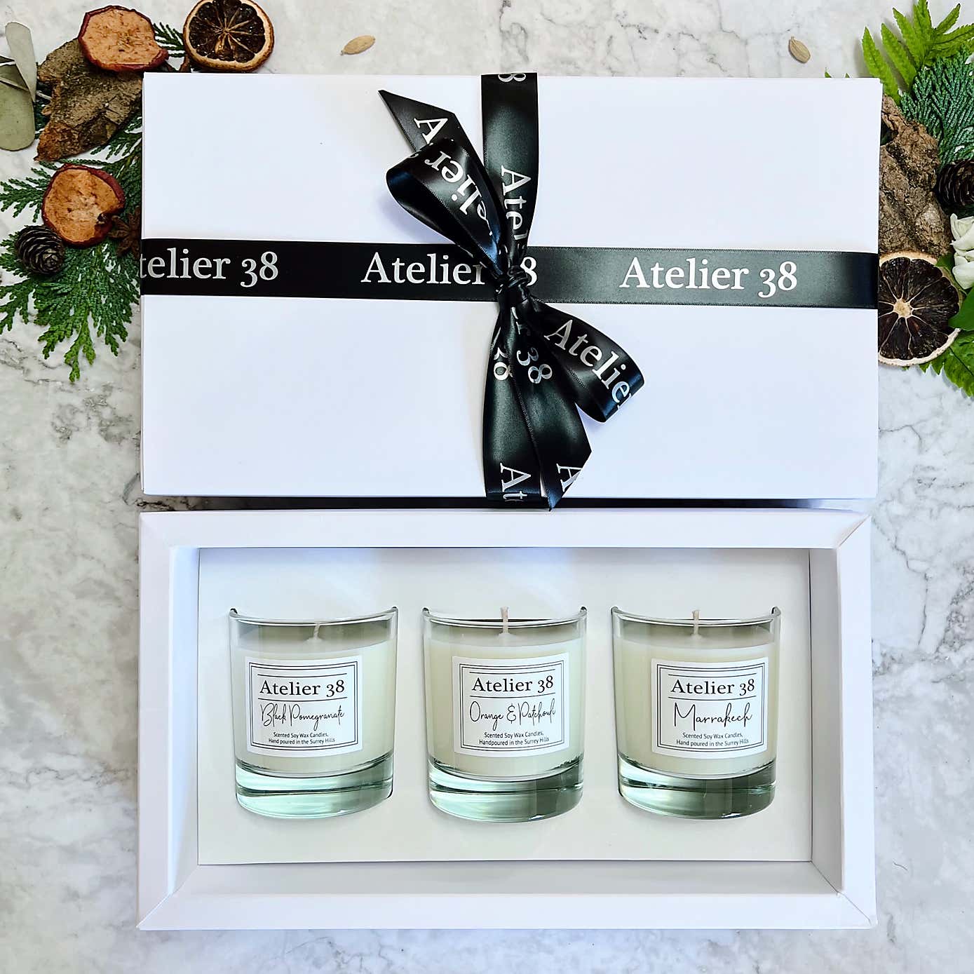 Atelier 38 Spicy & Woody 3 Candle Gift Set