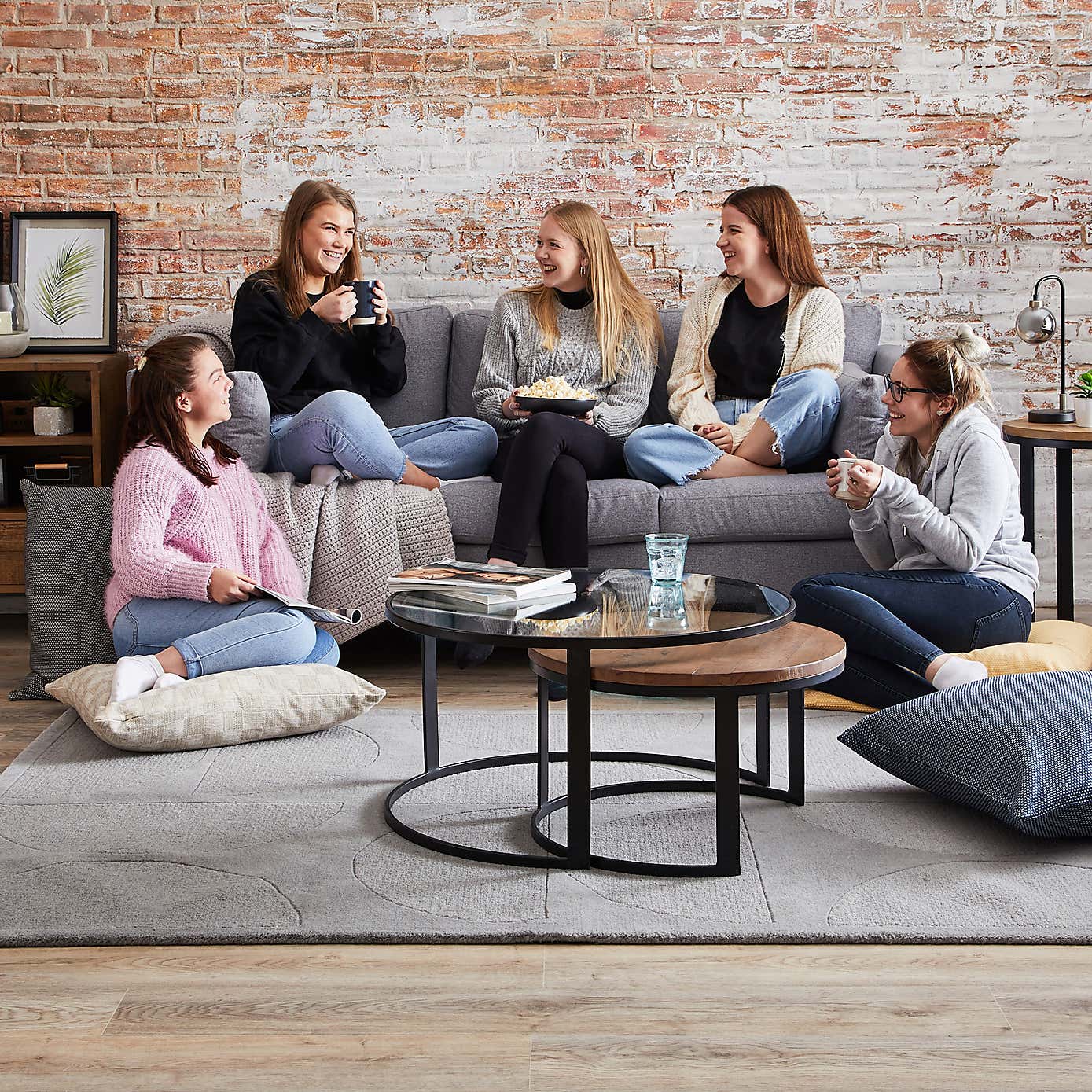 Easton Dobby Floor Cushion