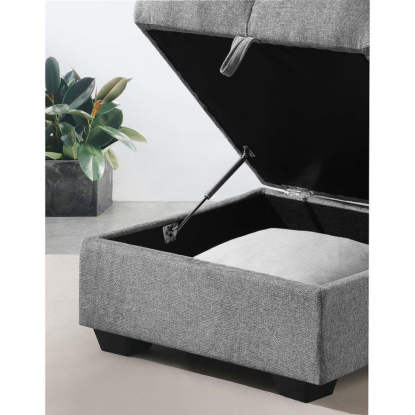 Margo Chenille Storage Ottoman