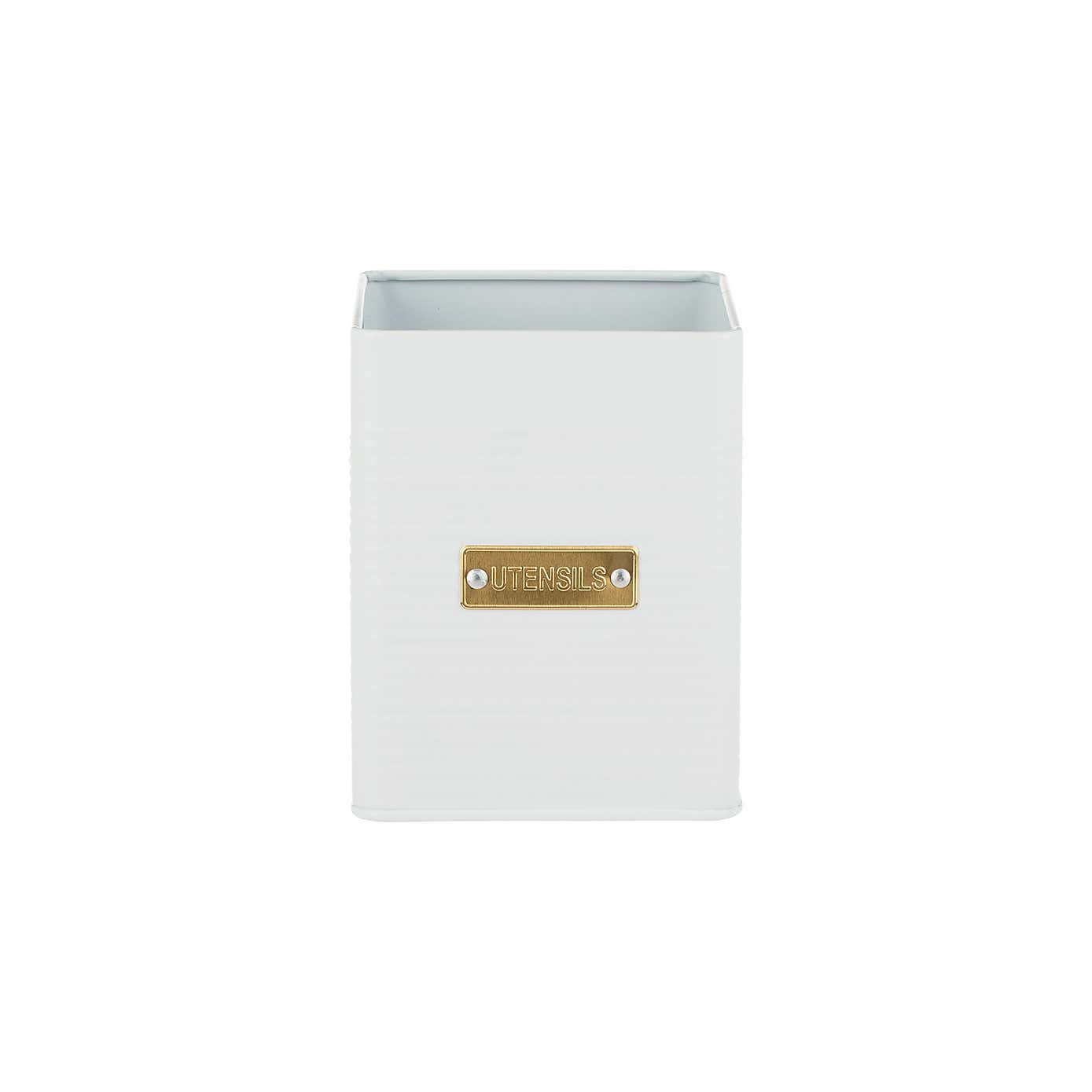 Otto Square Navy Utensil Pot