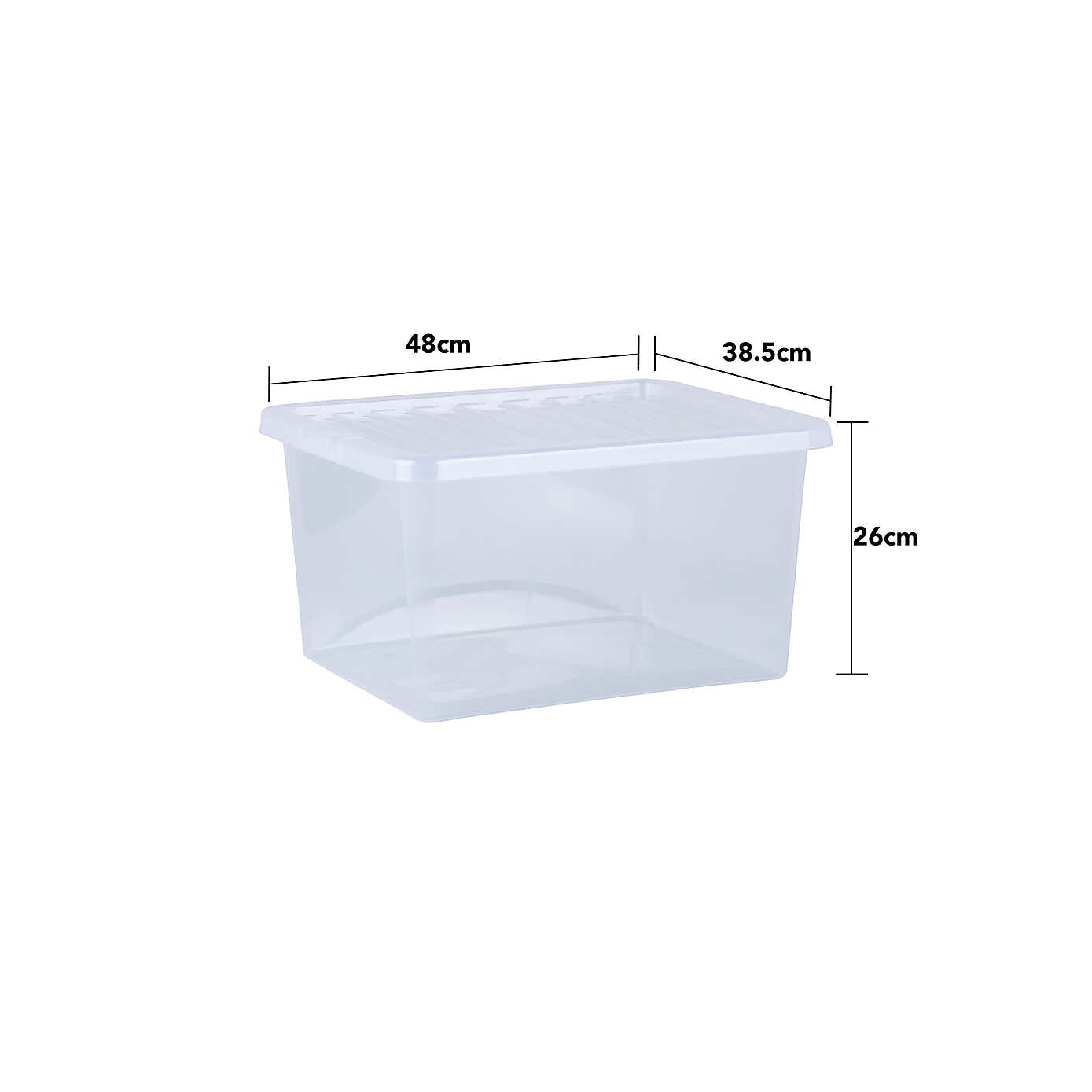 Wham Crystal Set of 5 Storage Boxes & Lids