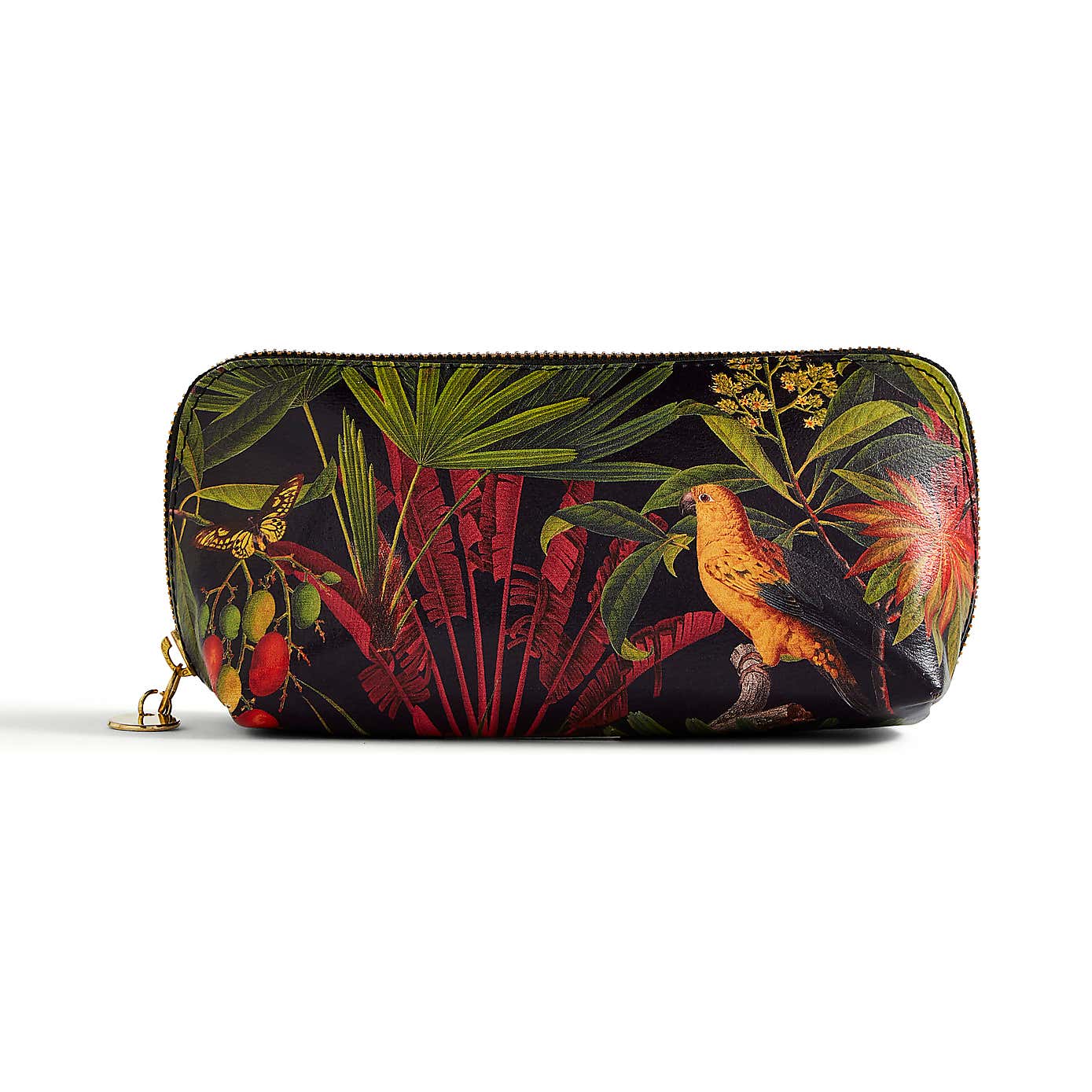 Recycled Leather Tropical Treasures Pencil Case