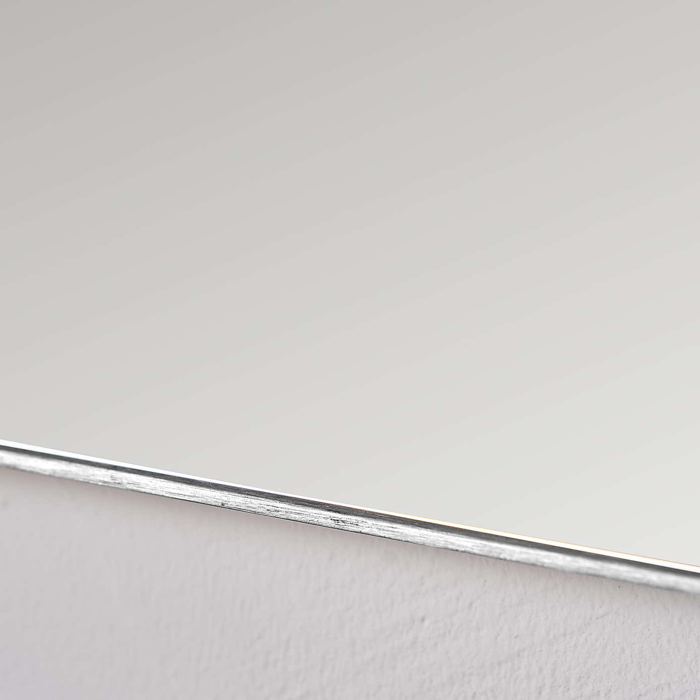 Wide Arched Overmantel Wall Mirror