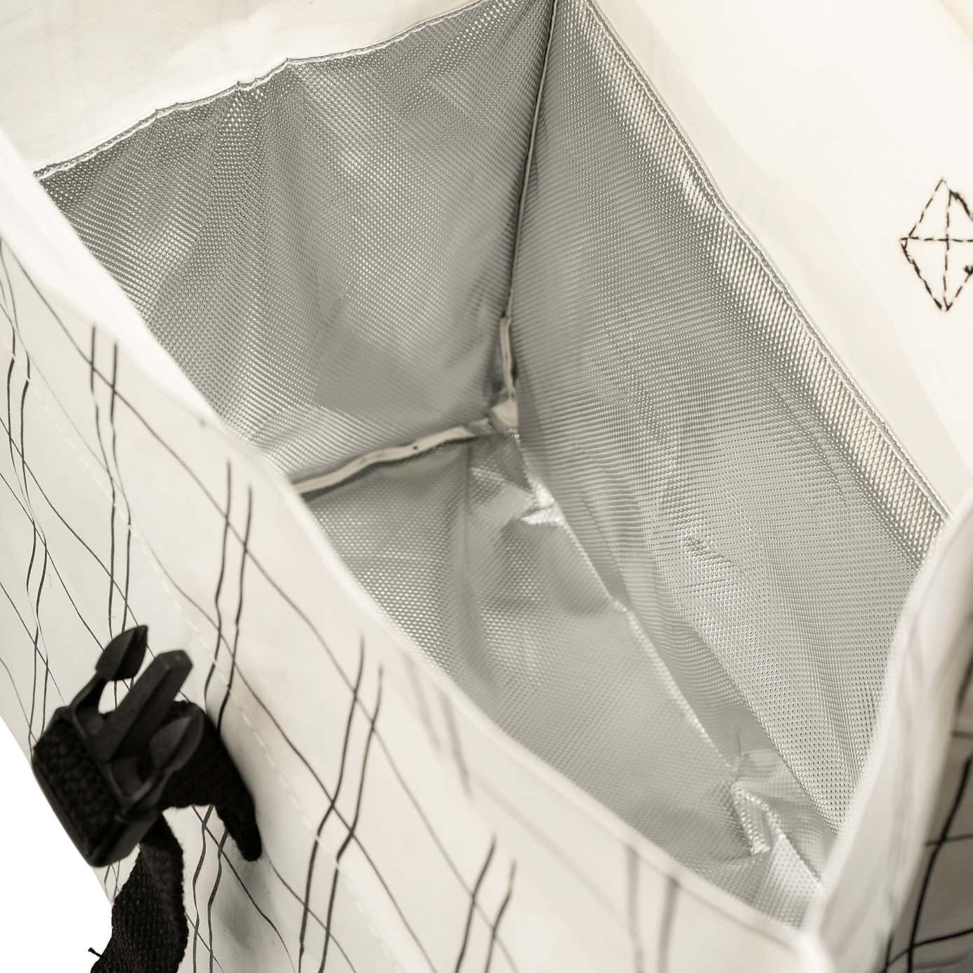 &Again Grid Paper Cooler Lunch Bag