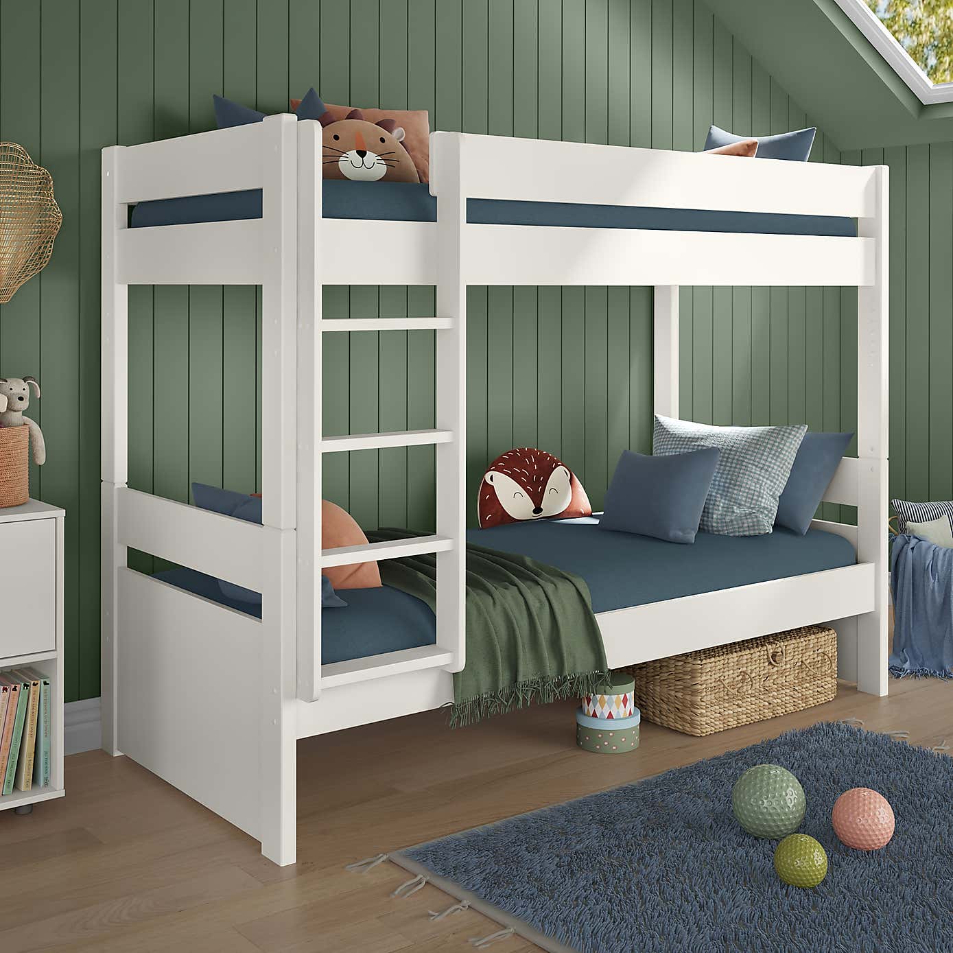 Stompa Uno Bunk Bed, Pine