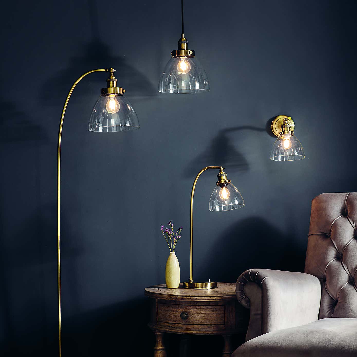 Vogue Tobermory Industrial Wall Light