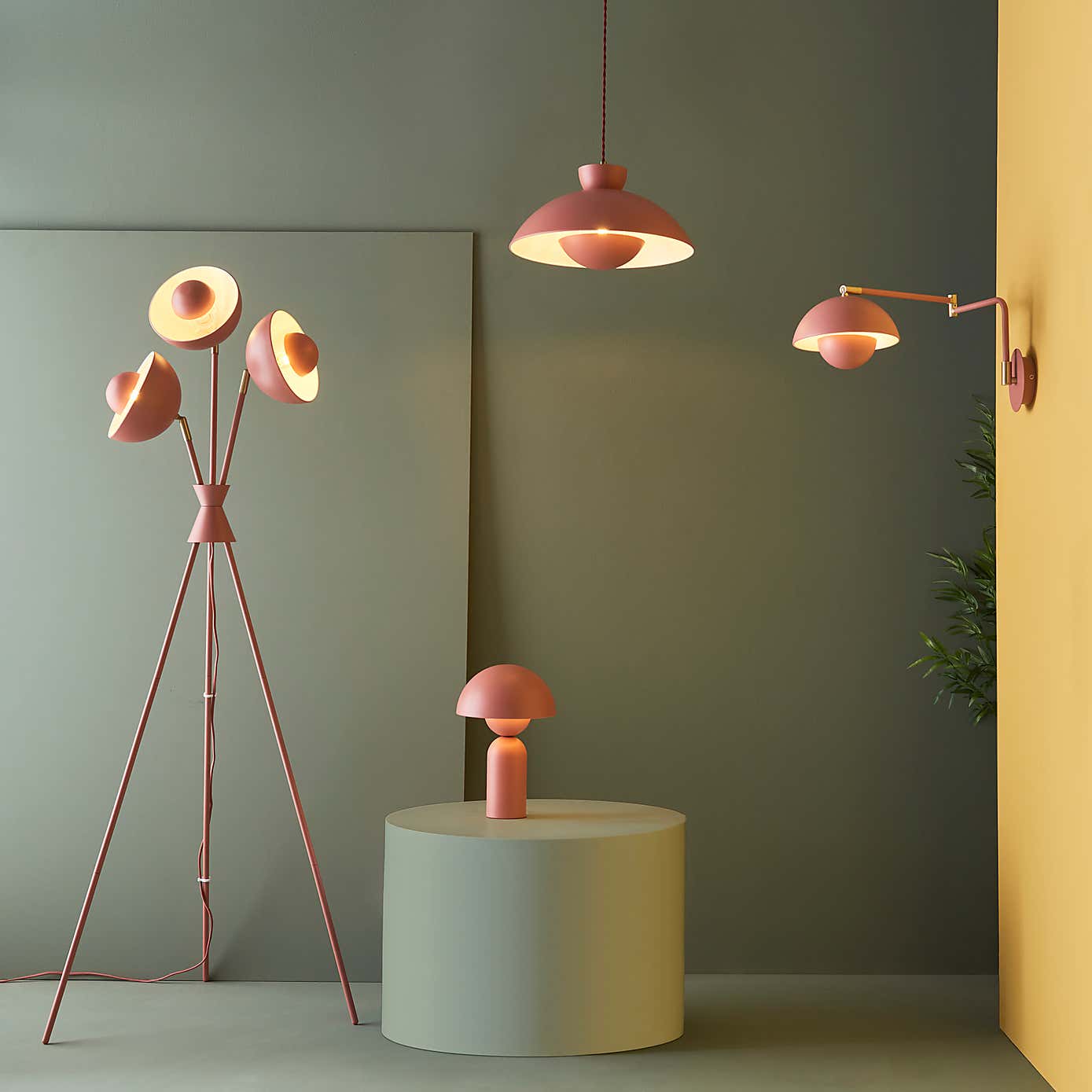 Elements Levi Metal Easy Fit Pendant Shade