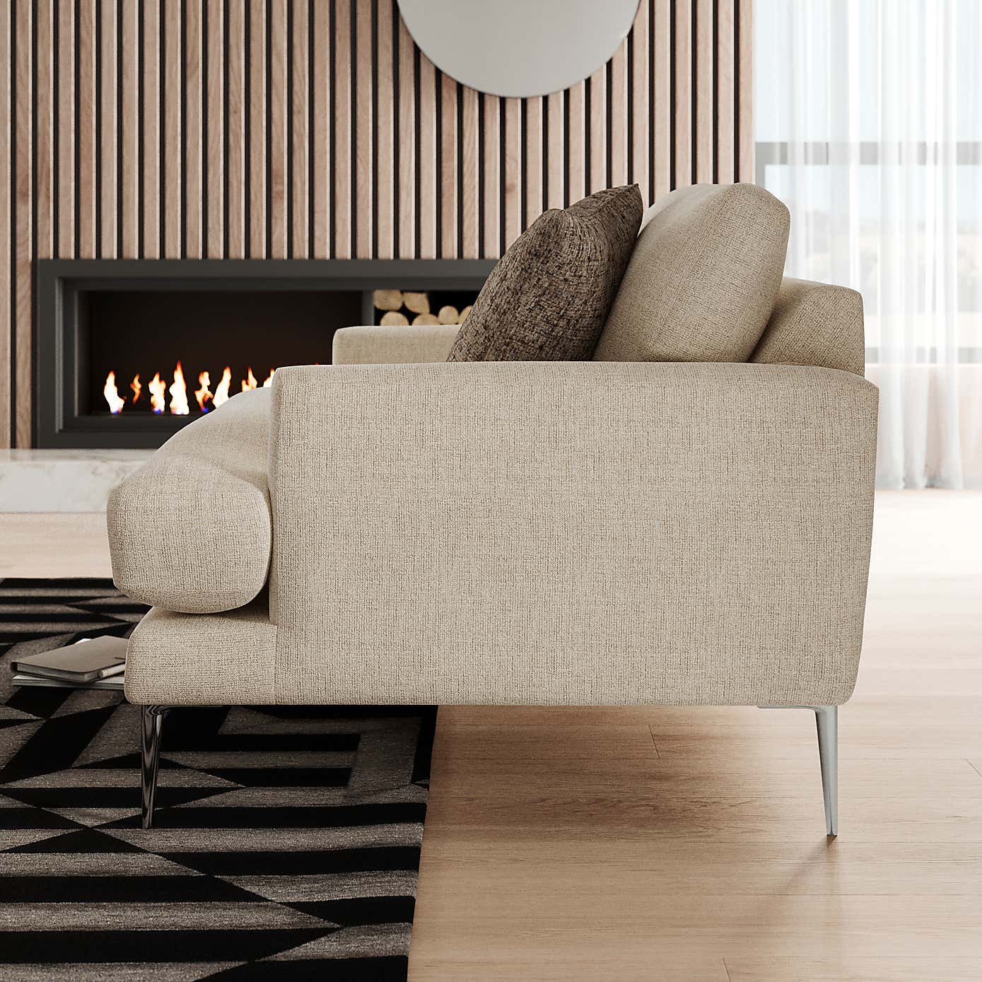 Lawson Chunky Tonal Weave Snuggle Chair