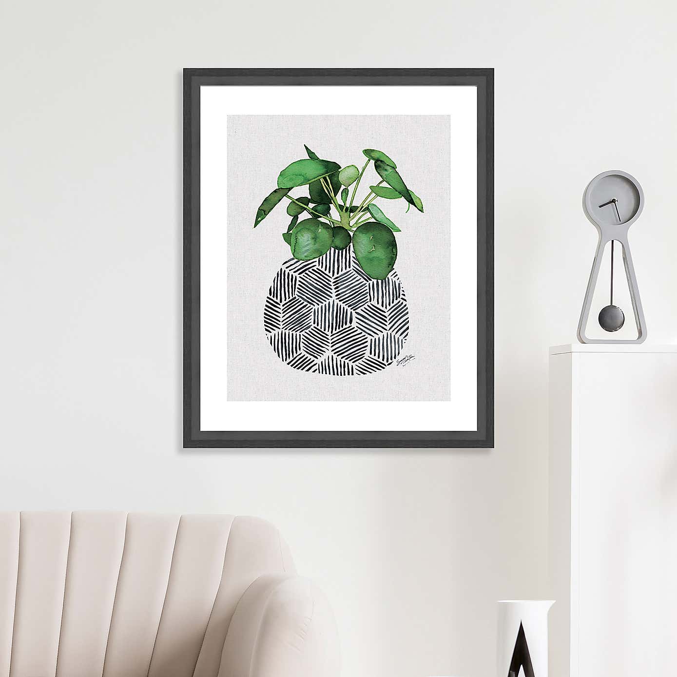The Art Group Chinese Money Plant Framed Print
