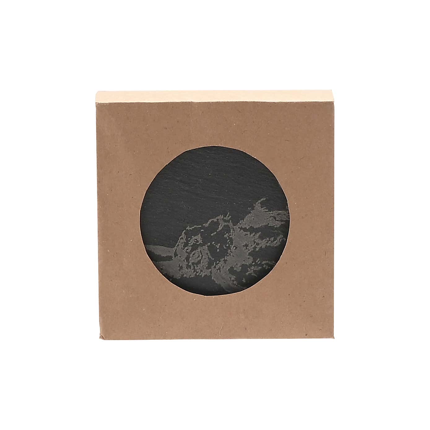 Meg Hawkins Set of 4 Engraved Animal Coasters