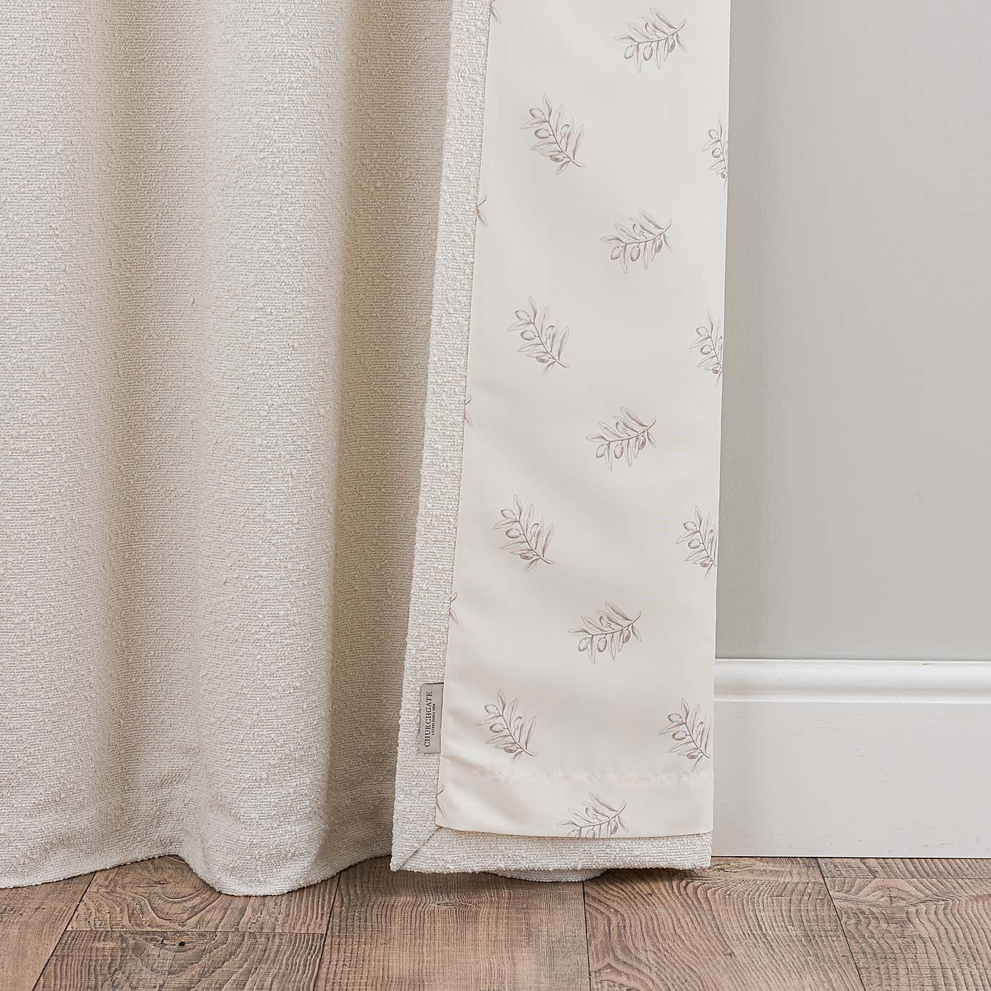 Churchgate Woodhouse Pencil Pleat Curtains