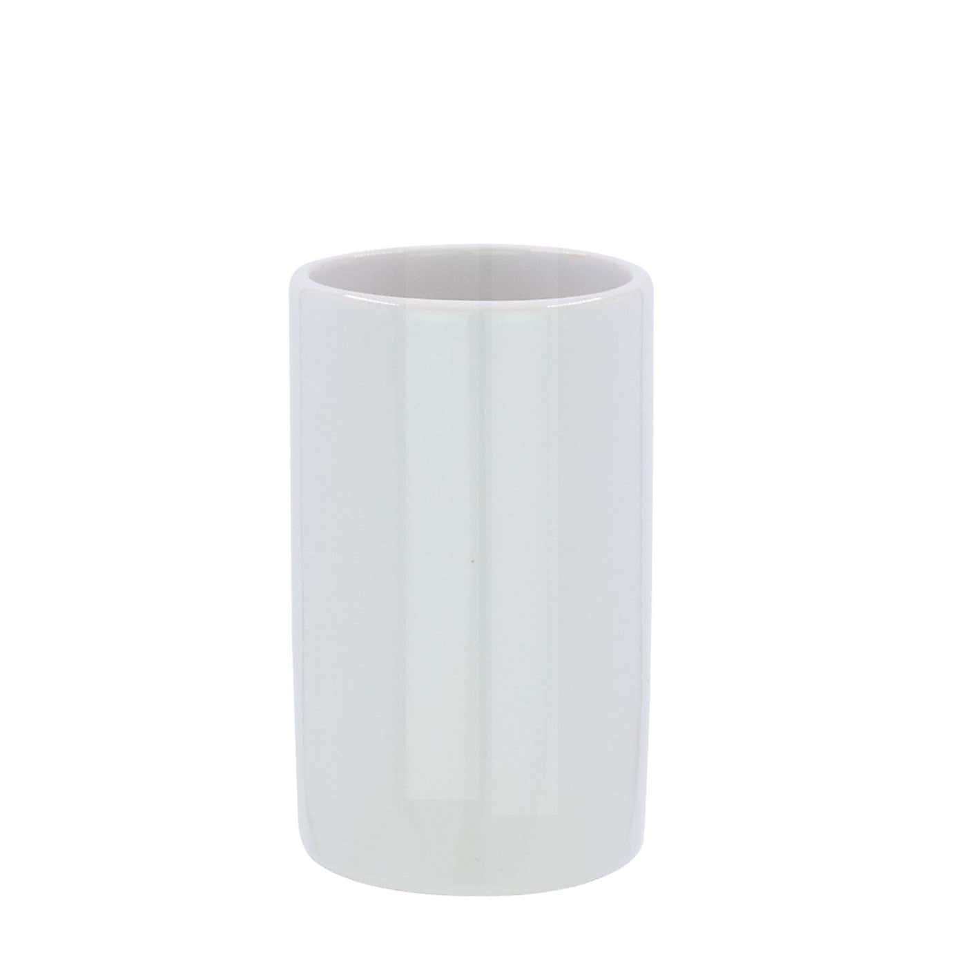 White Ceramic Tumbler