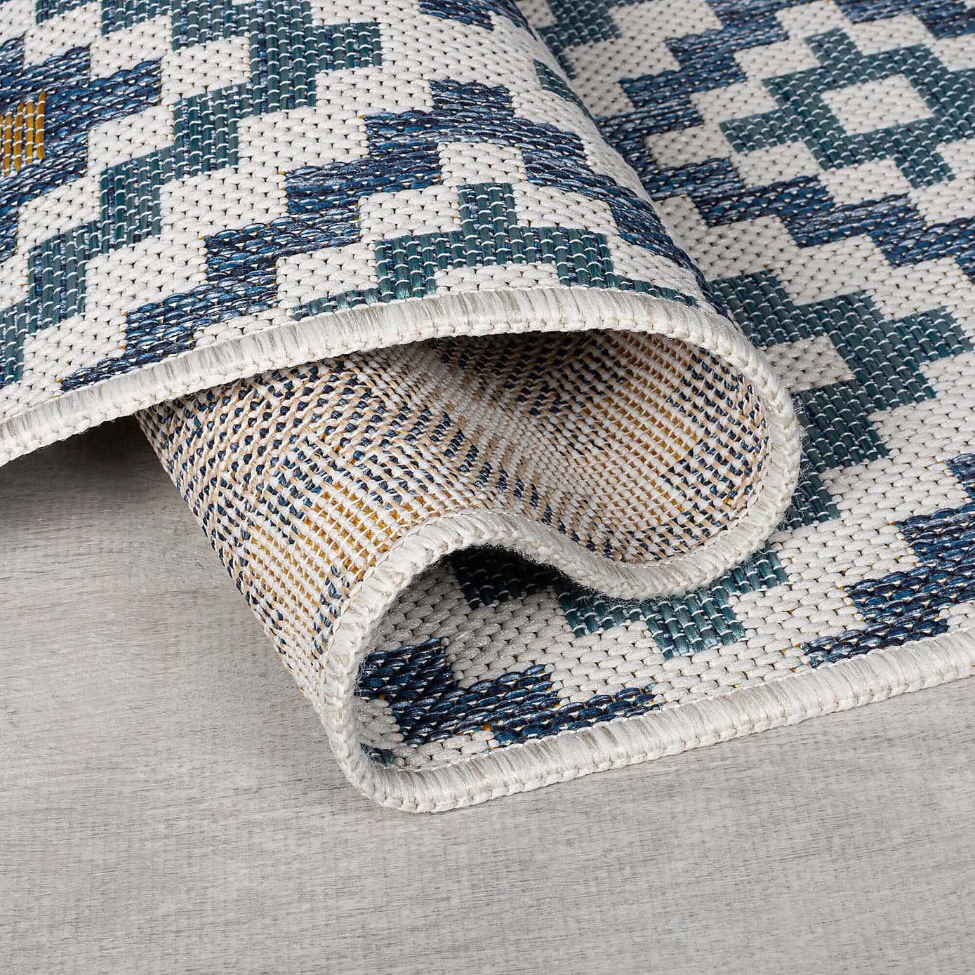 Geometric Tile Indoor Outdoor Rug