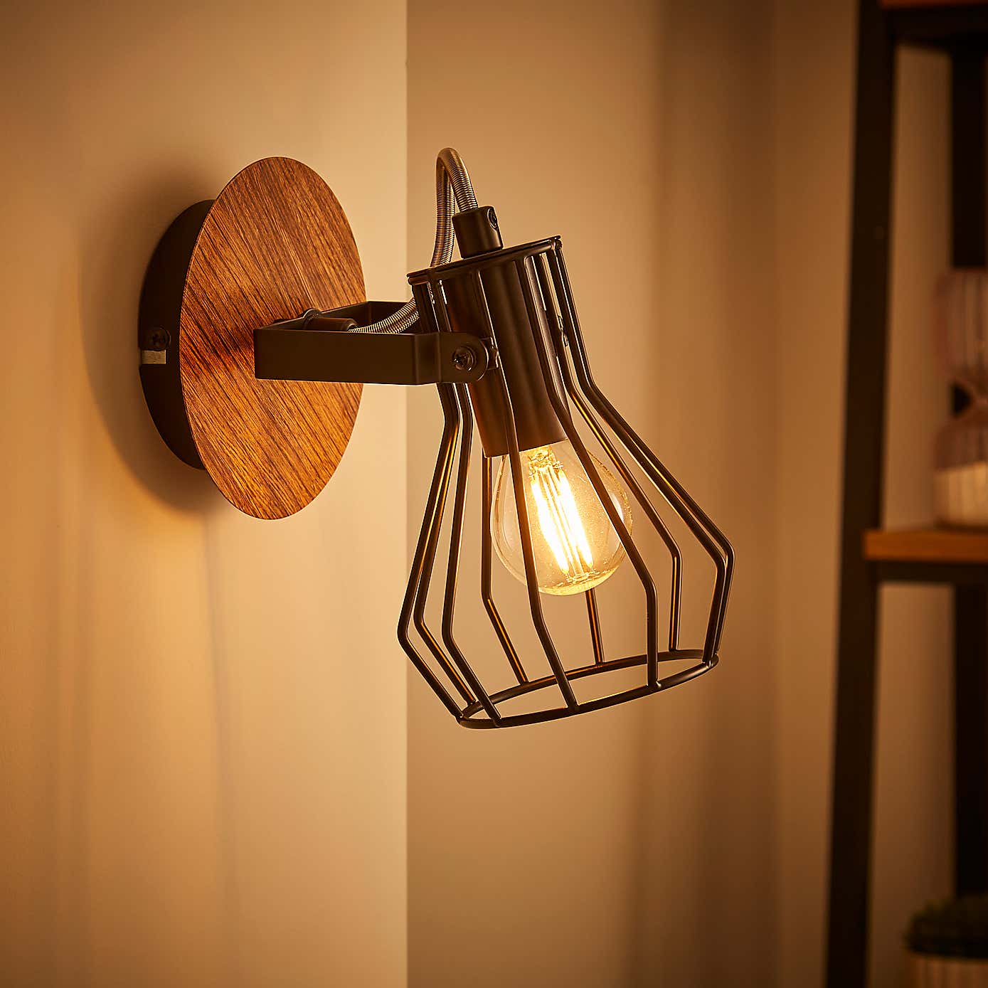 Fulton Industrial Dimmable Spotlight