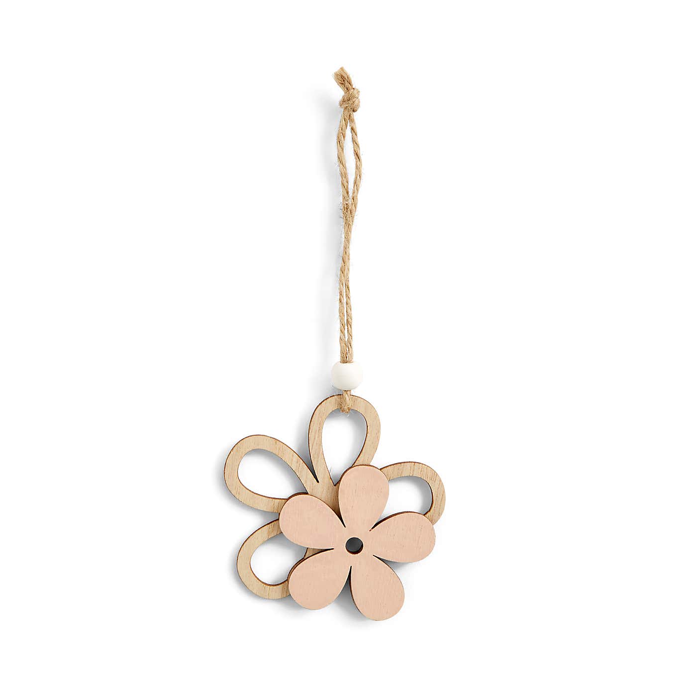 Wooden Flower Hanging Decoration