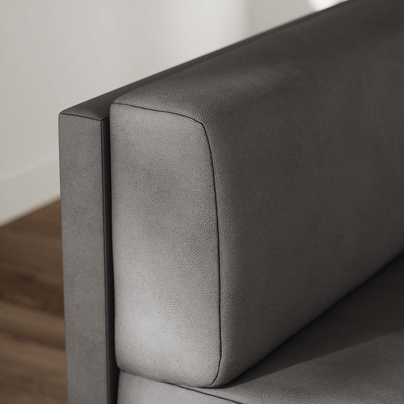 Mae Long Dining Bench, Faux Leather