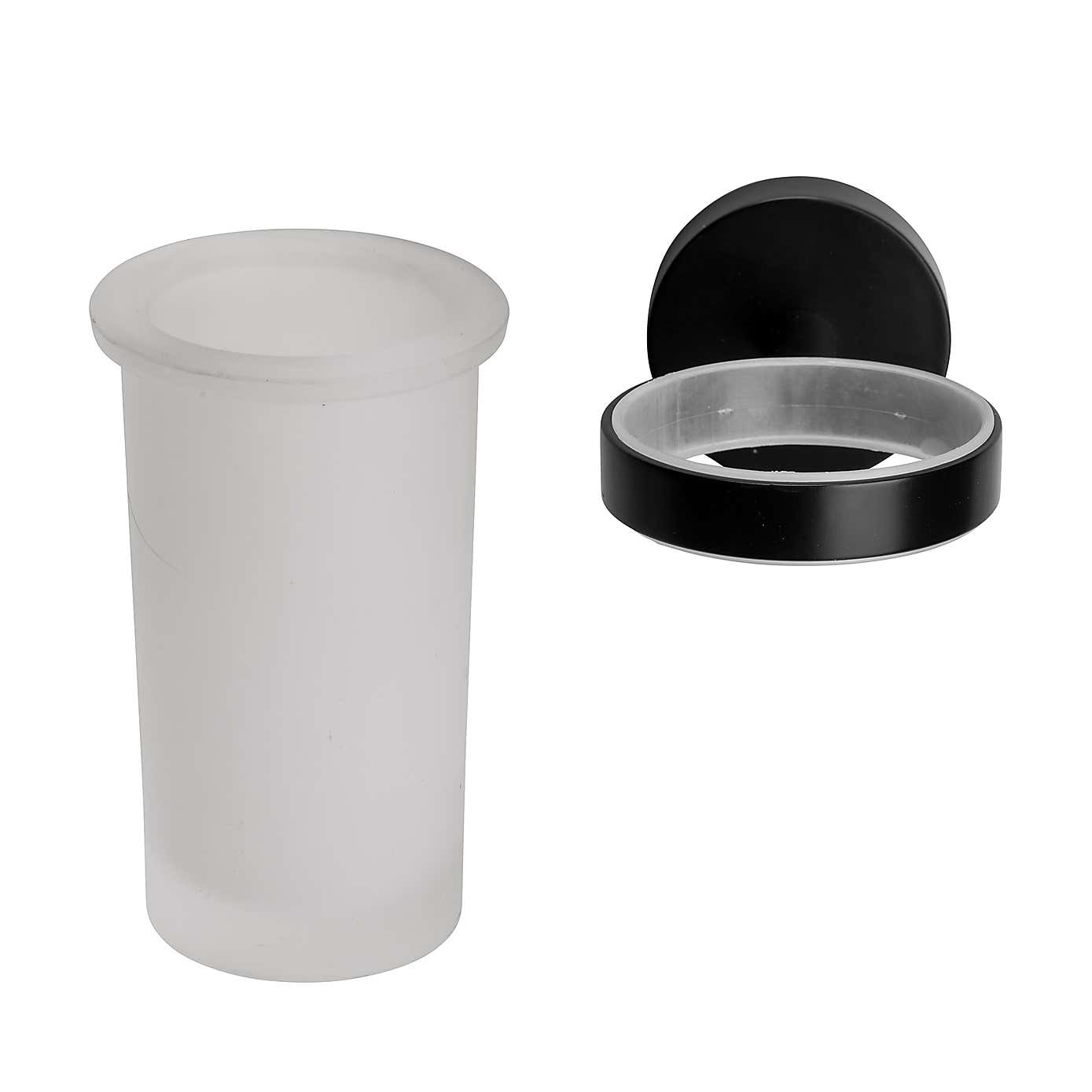 Epsom Flexi-FixTM Matt Black Tumbler & Holder