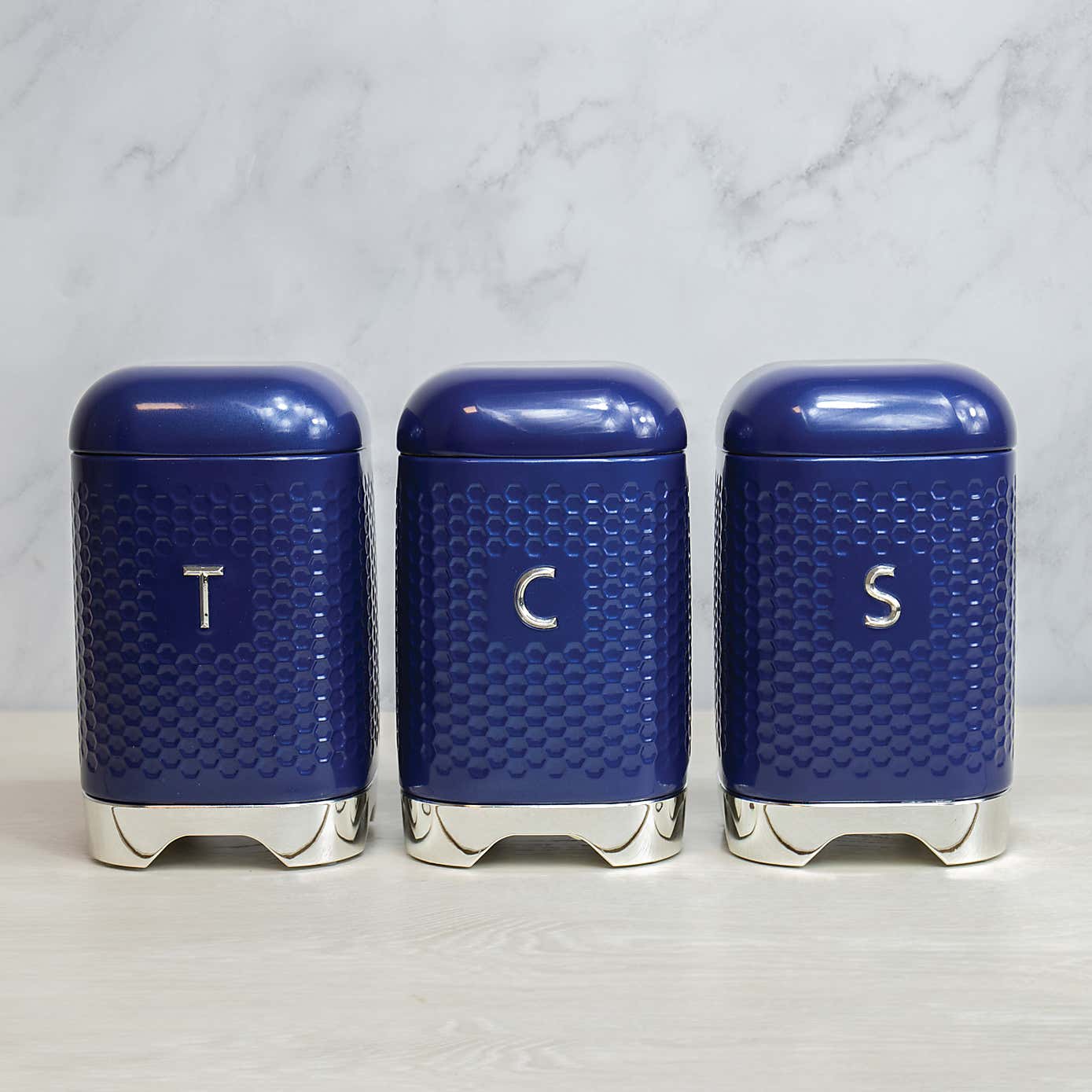 KitchenCraft Lovello Tea Coffee Sugar Canister Set