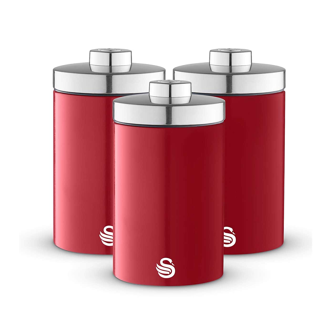 Swan Townhouse Set of 3 Canisters