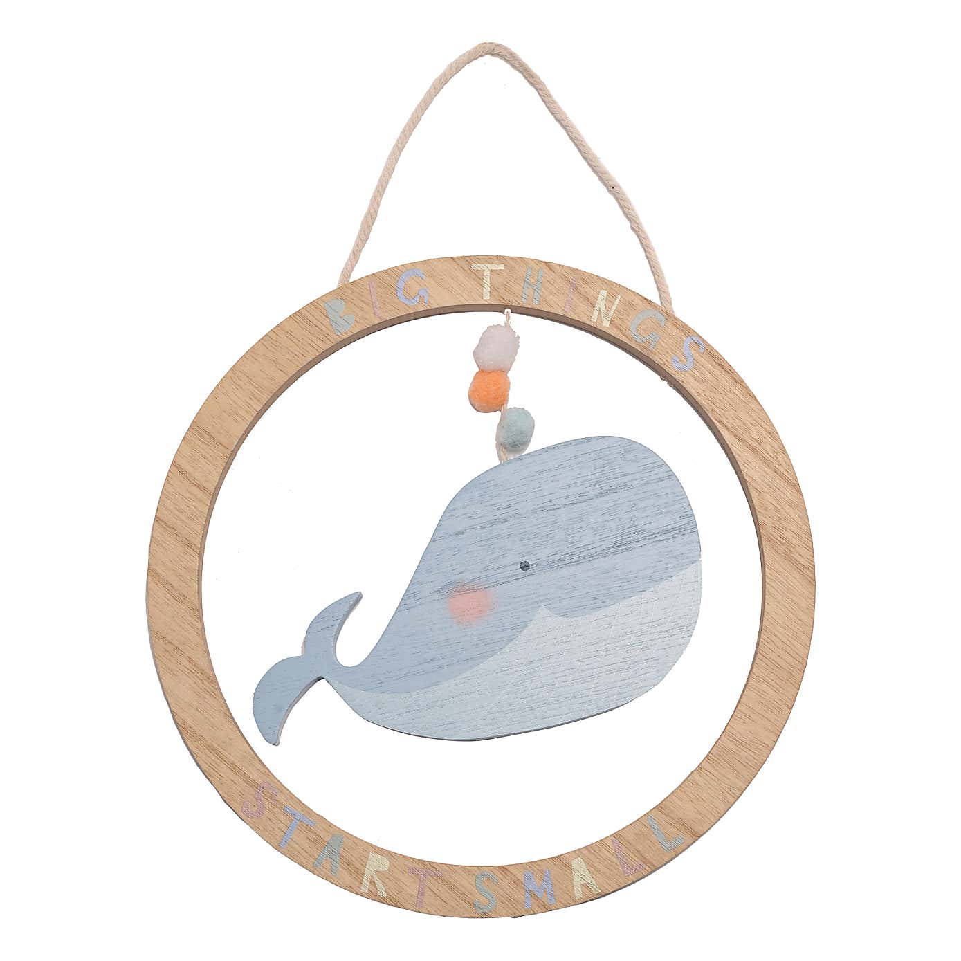 Petit Cheri Whale Hanging Plaque
