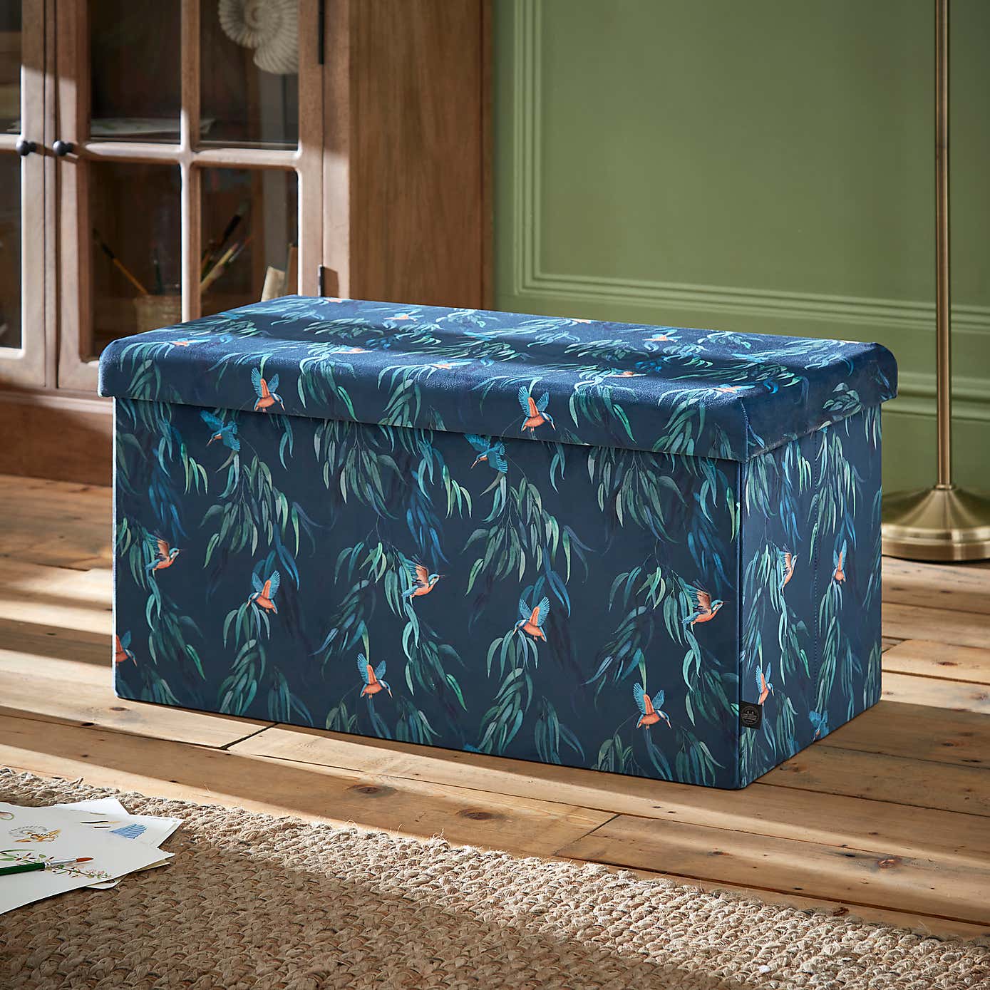 Kingfisher Rectangle Ottoman