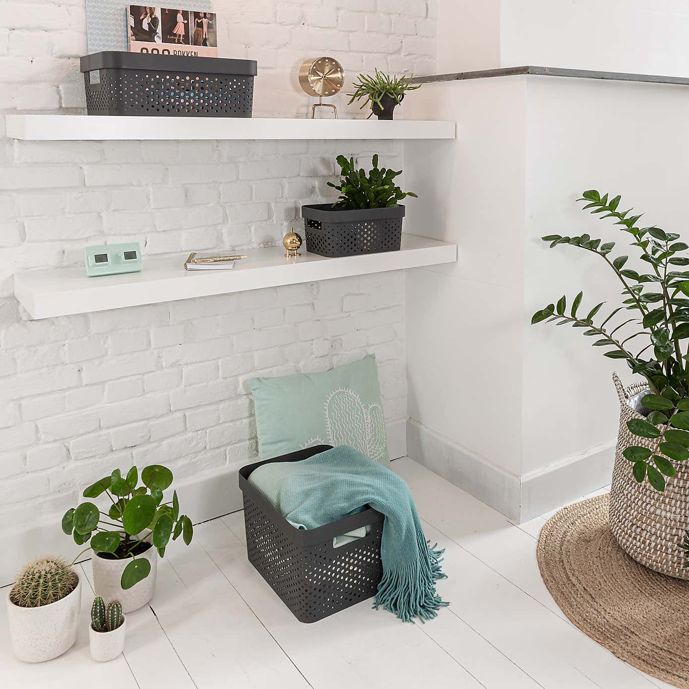 Curver Infinity 100% Recycled Plastic Storage Basket