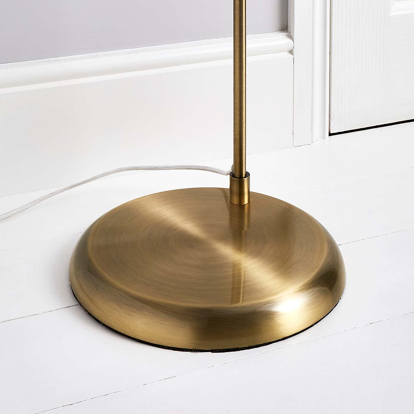 Churchgate Cotes Rattan Floor Lamp