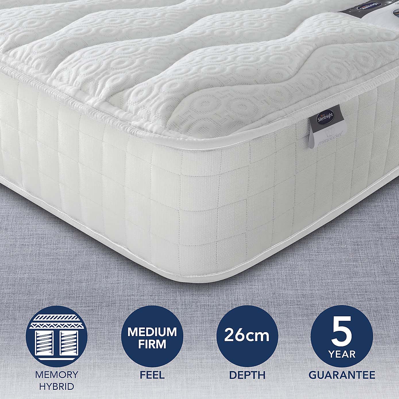 Silentnight 1400 Pocket Memory Mattress
