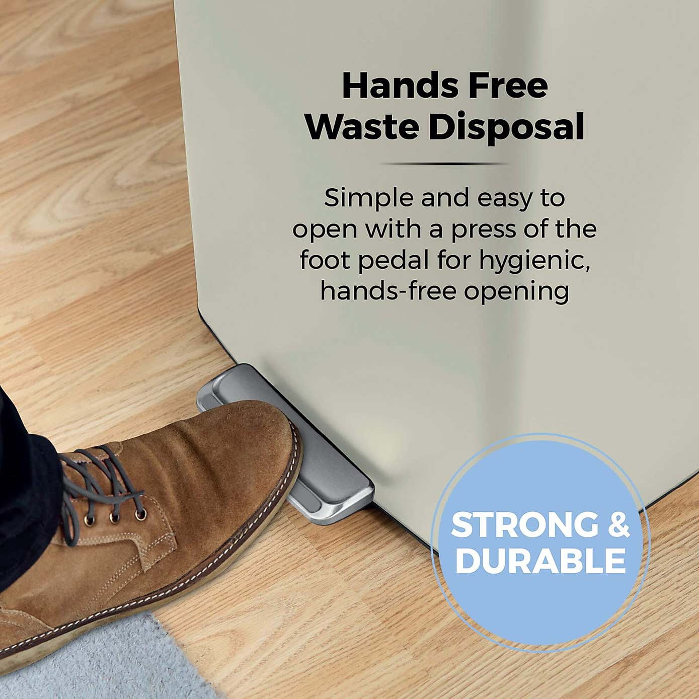 Tower 40L Rectangular Pedal Bin