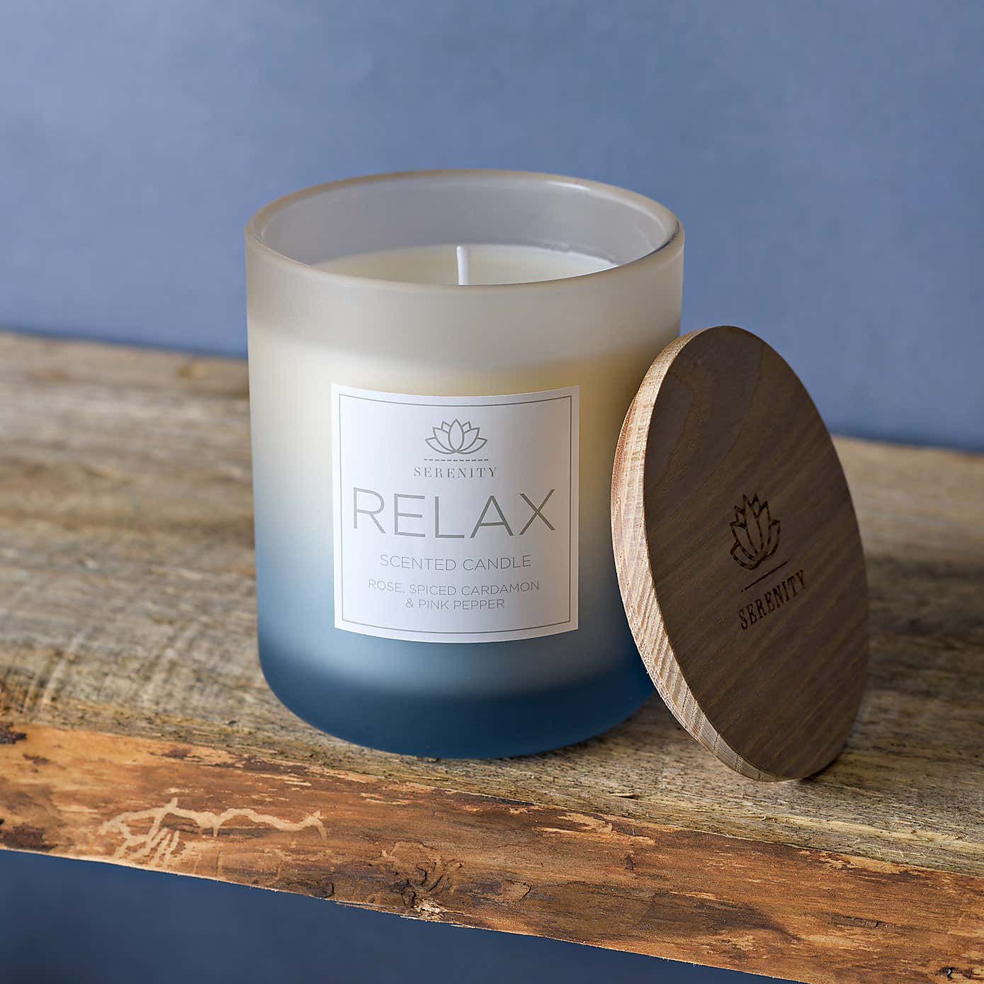 Serenity Relax Rose, Cardamon and Pink Pepper Candle
