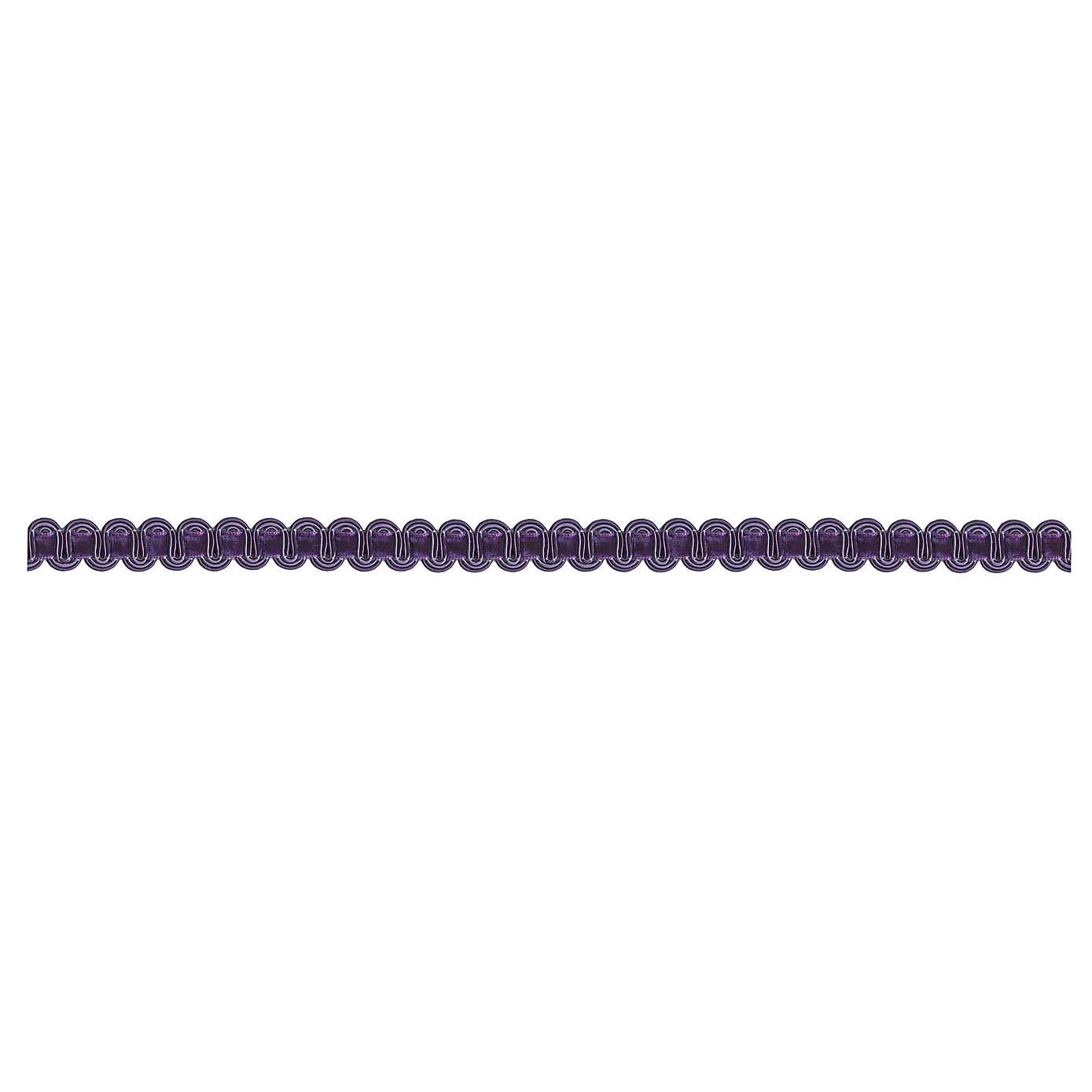 Purple Velvet Wave Braid Trim