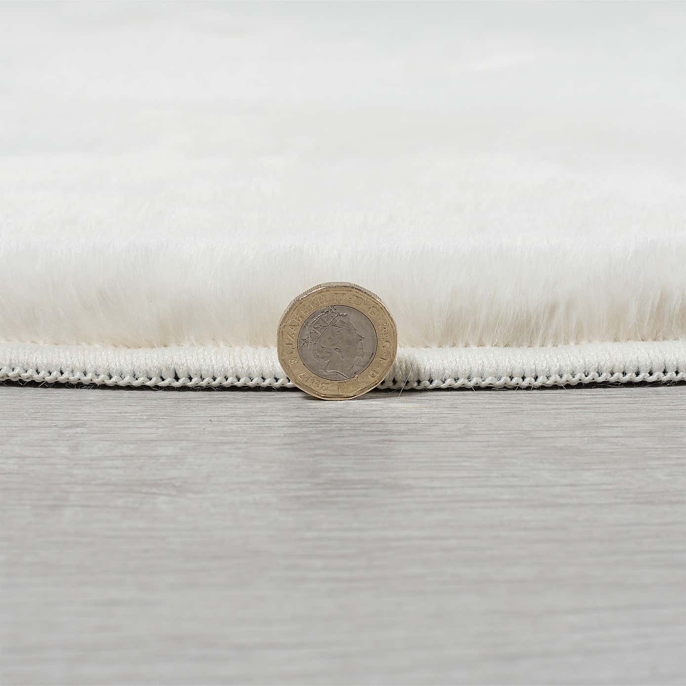 Supersoft Grey Circle Rug